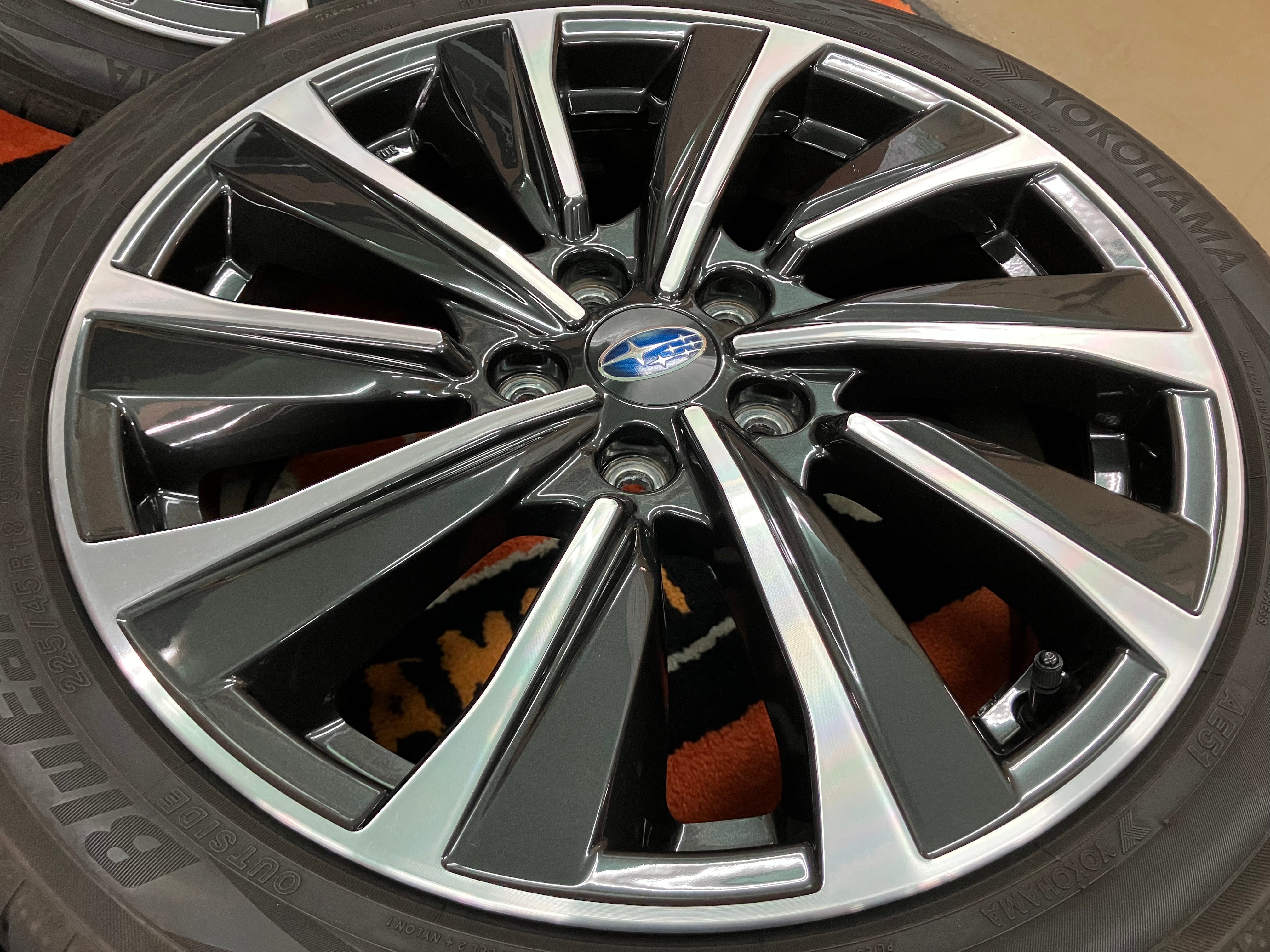 ◇仕上げ済み♪SUBARU スバル VN5 レヴォーグ 純正◇18インチ 7.5J+55