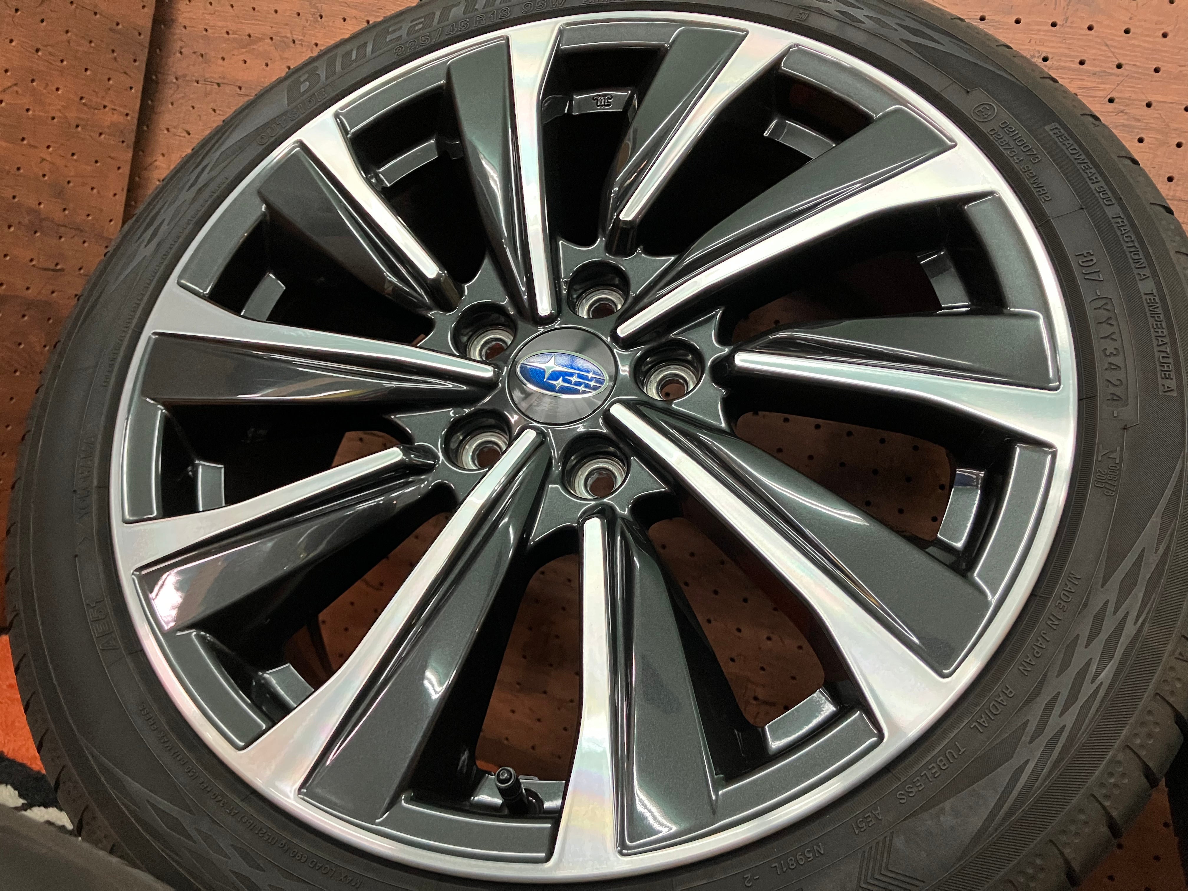 ◇仕上げ済み♪SUBARU スバル VN5 レヴォーグ 純正◇18インチ 7.5J+55