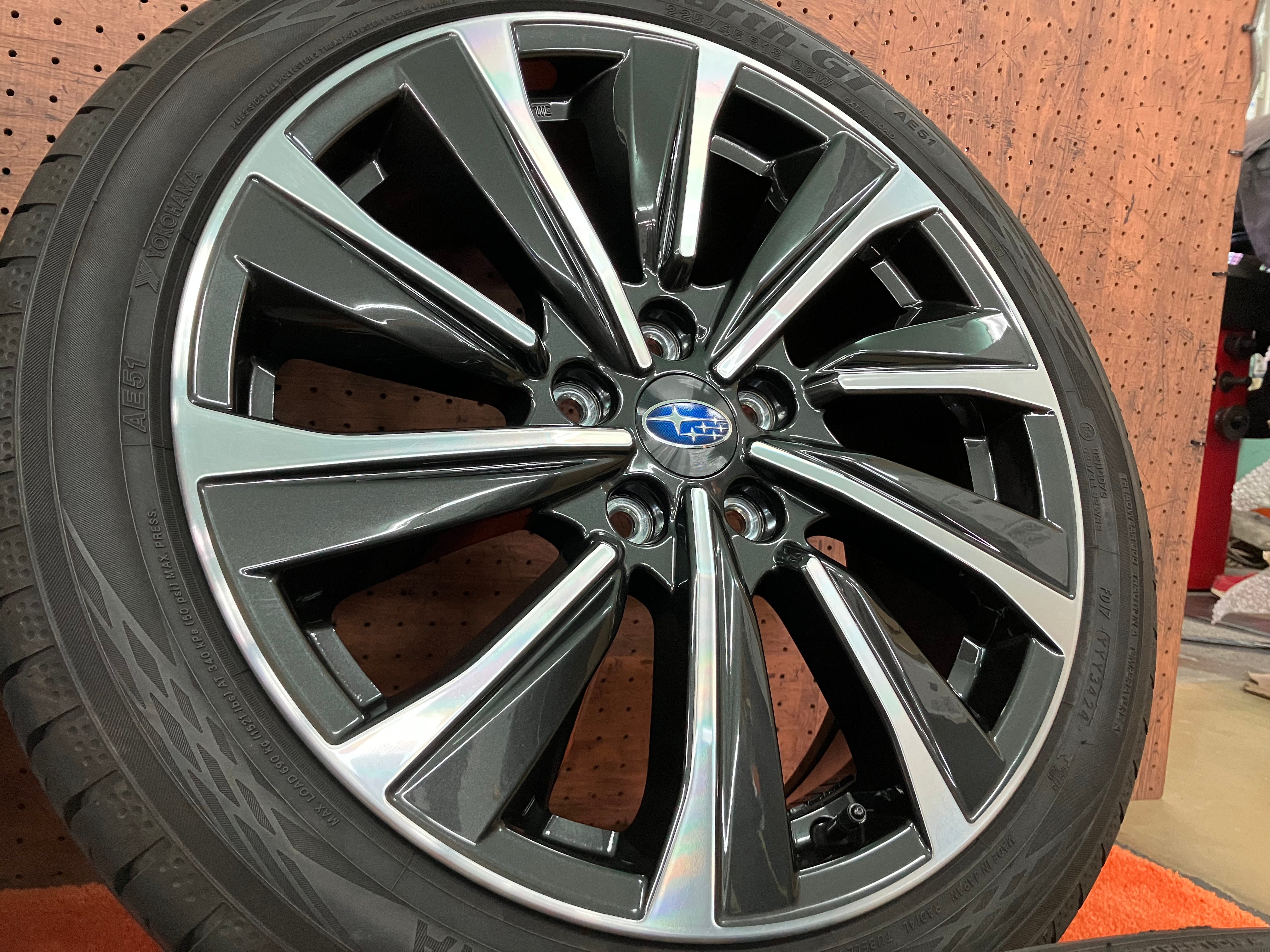 ◇仕上げ済み♪SUBARU スバル VN5 レヴォーグ 純正◇18インチ 7.5J+55