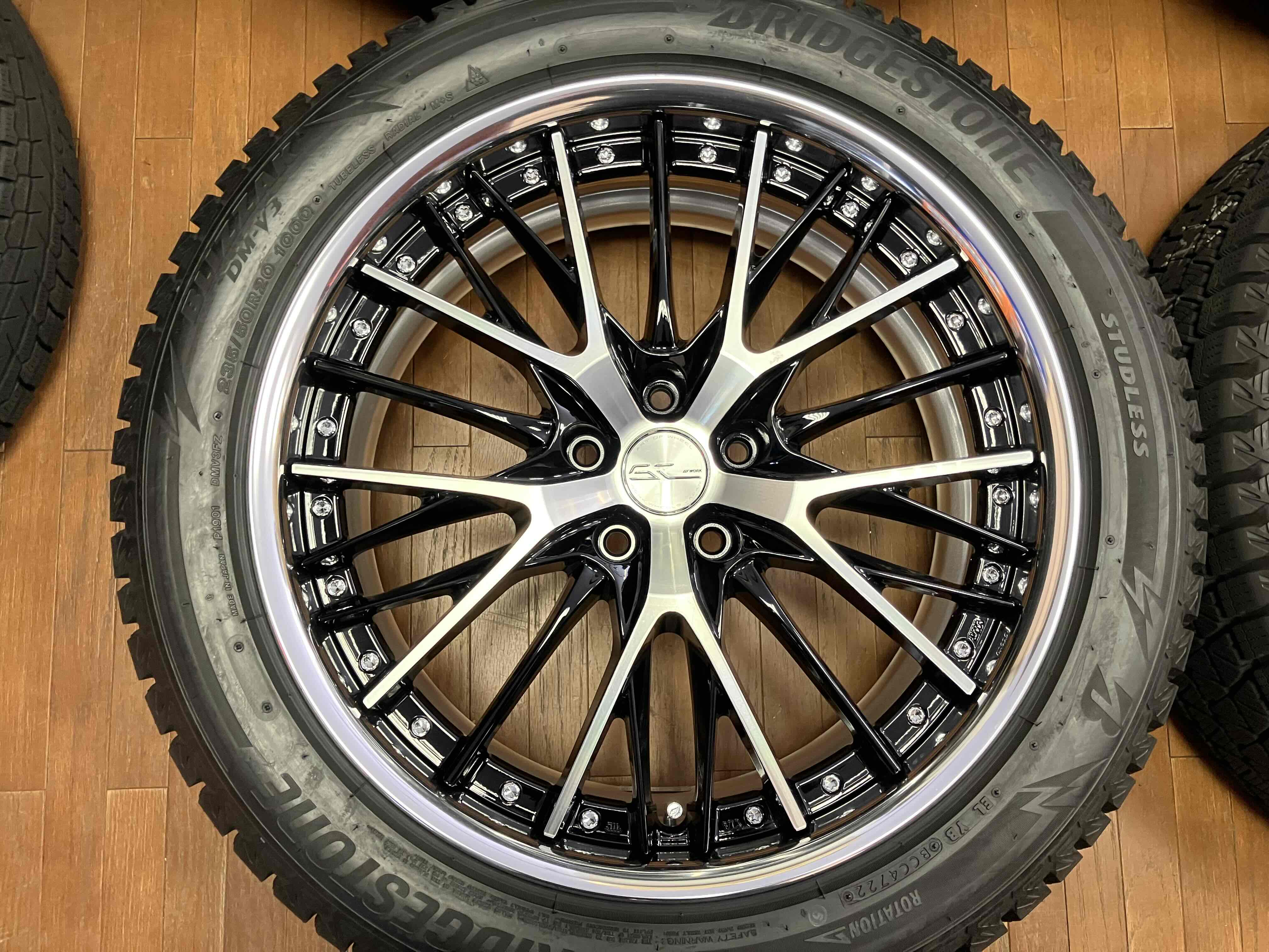 ◇美品!!WORK シュヴァート SG2 20インチ◇8J+45 5H114.3◇ブリザック