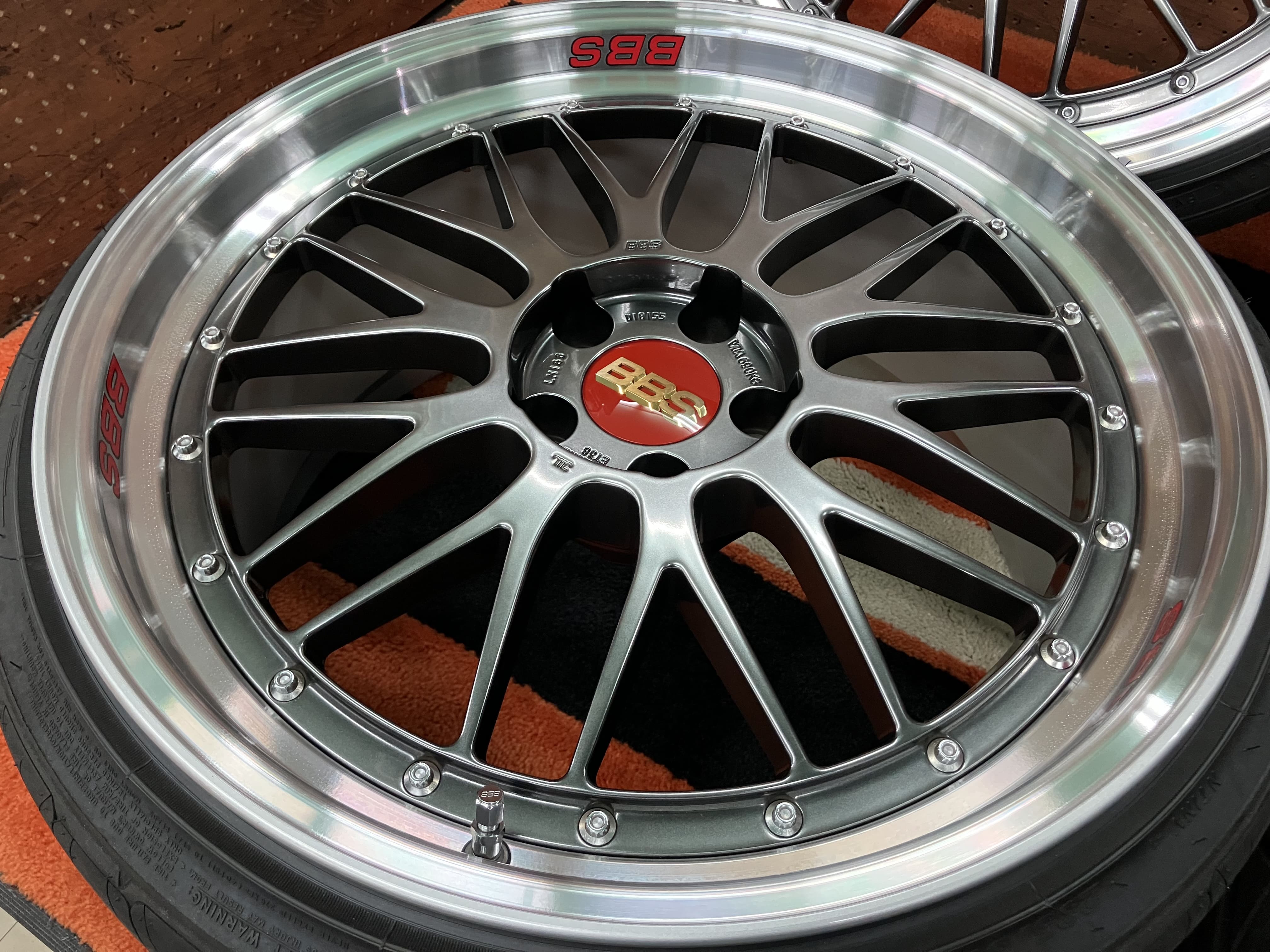 ◆程度良好品♪希少４本同サイズ!!BBS LM LM186 20インチ 10J+38 114.3-5H◆NITTO INVO 235/30-