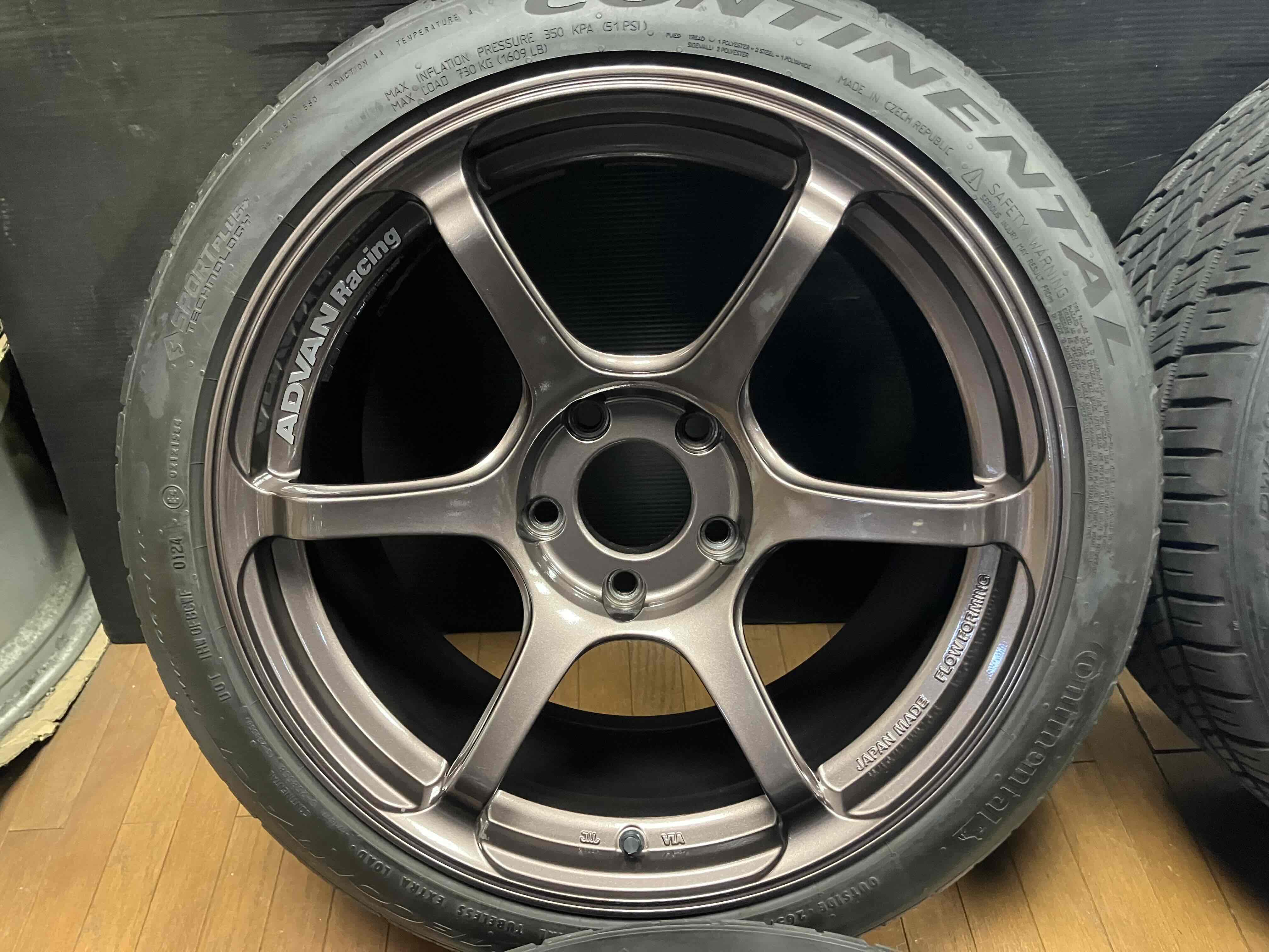 ◇シビック タイプR用 YOKOHAMA アドバン RG4 18インチ ブロンズ◇9.5J