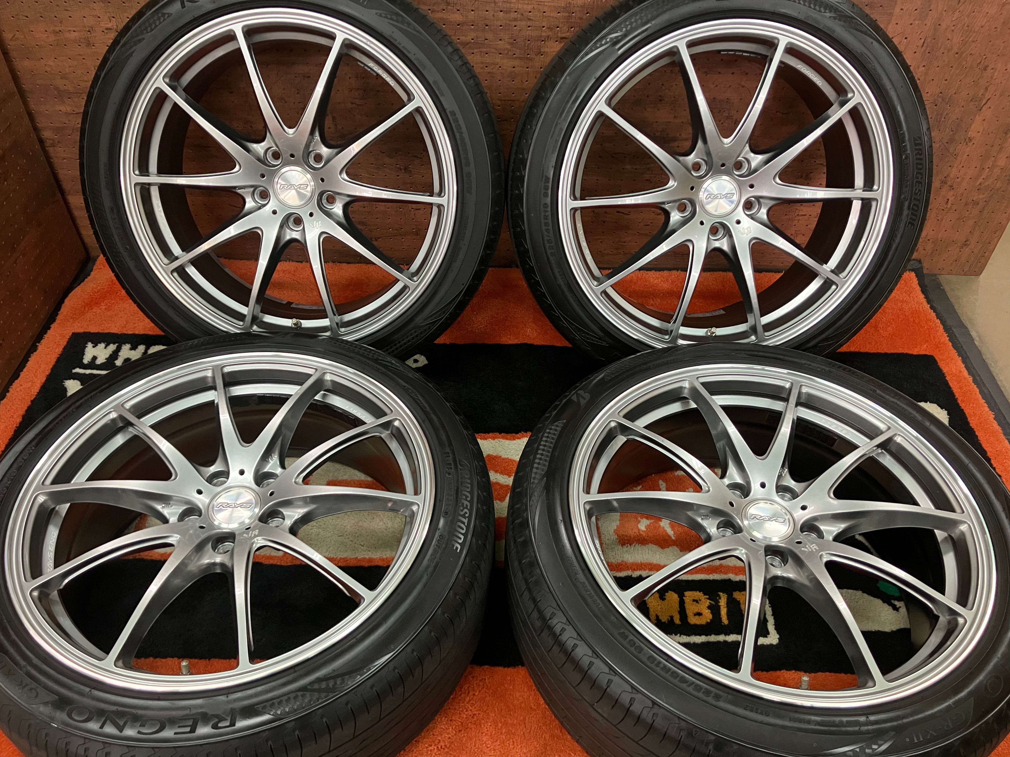 ◇絶版 鍛造ホイール レイズ ボルクレーシング G25◇19インチ 8J+48