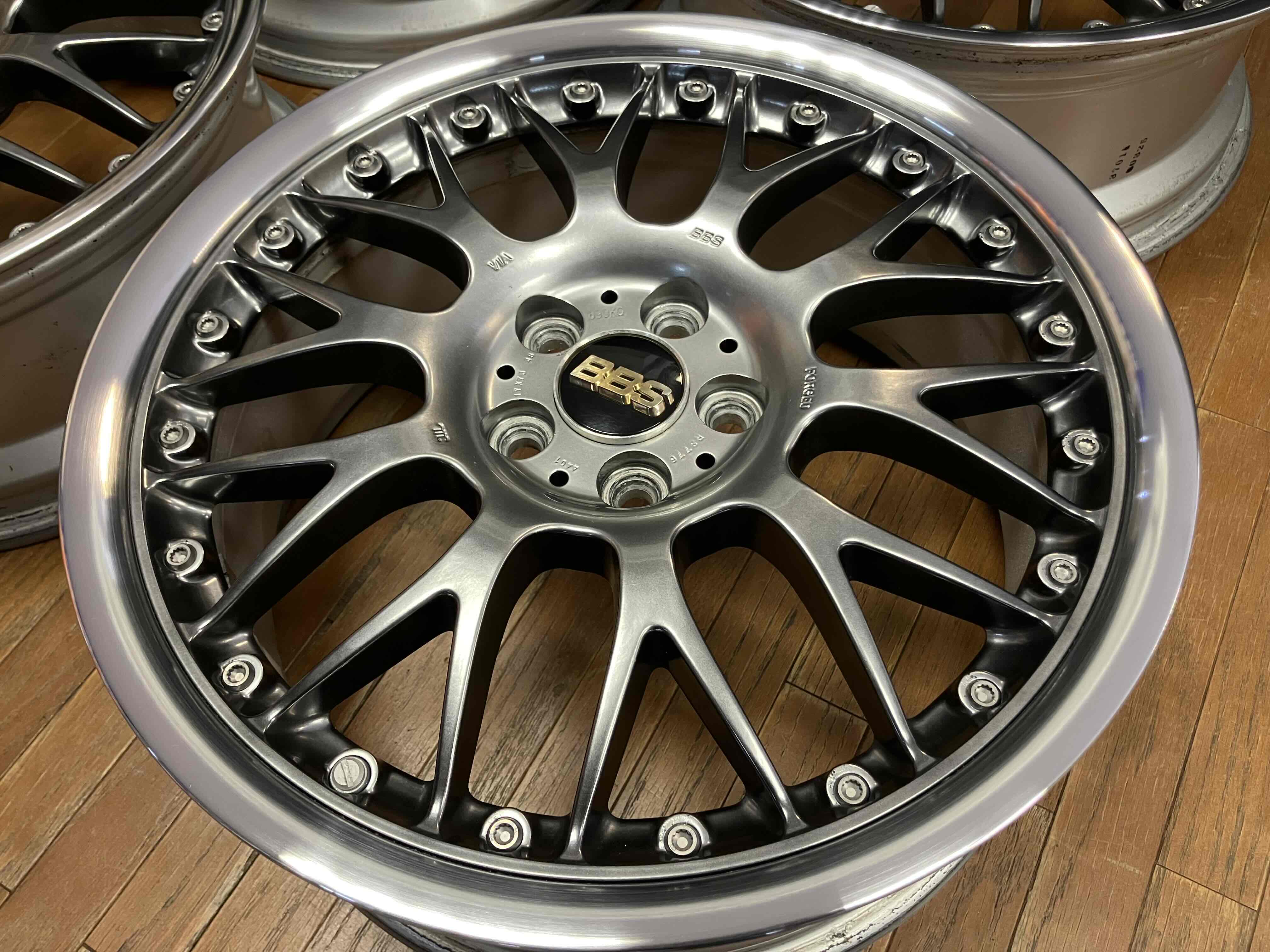 ◇希少!! 鍛造 BBS RT2 RS776 17インチ◇7J+48 5H100◇ハブ56mm