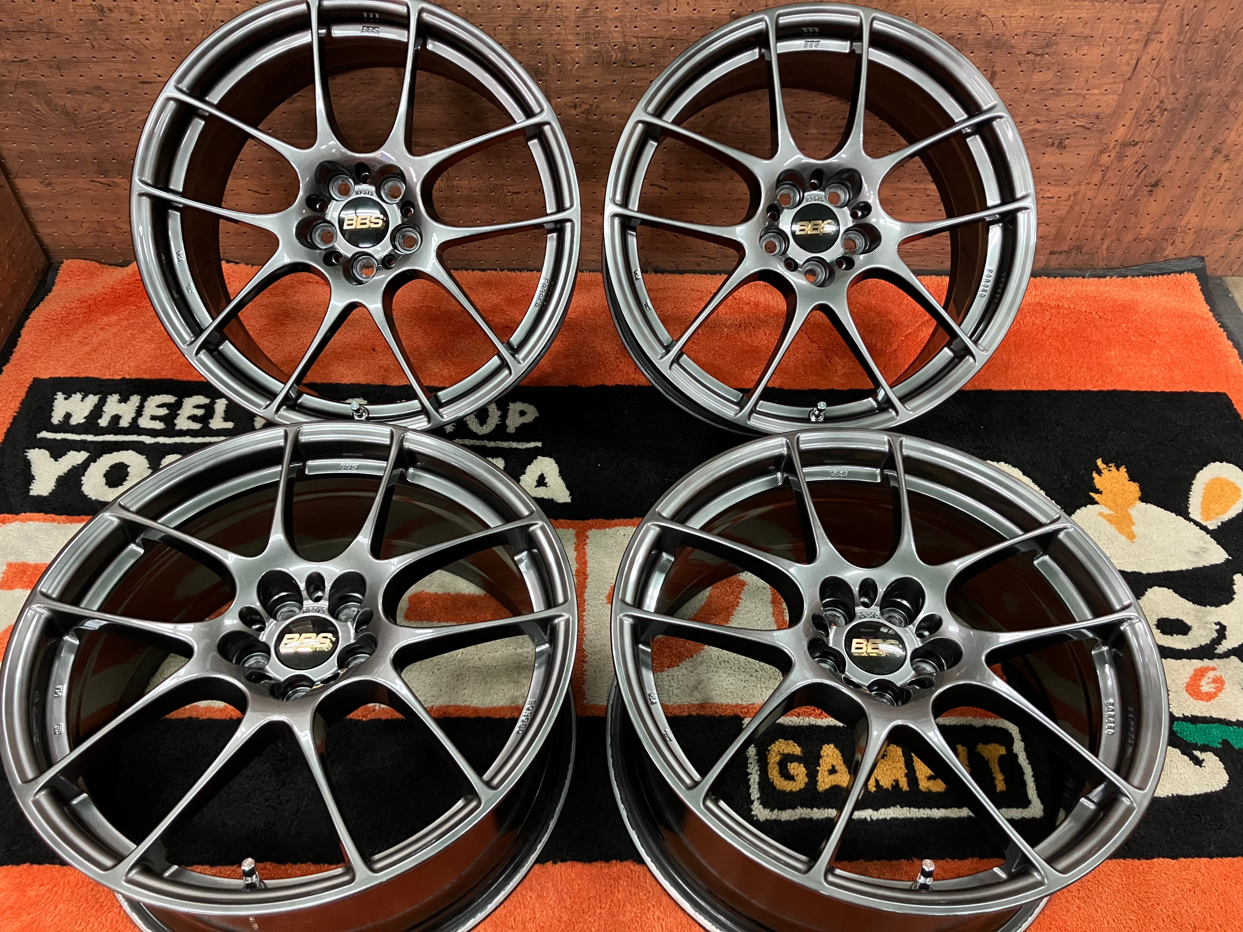 ◇フルリペア済み!!ホイールのみ4本Set♪BBS RF RF515◇18インチ 8J+