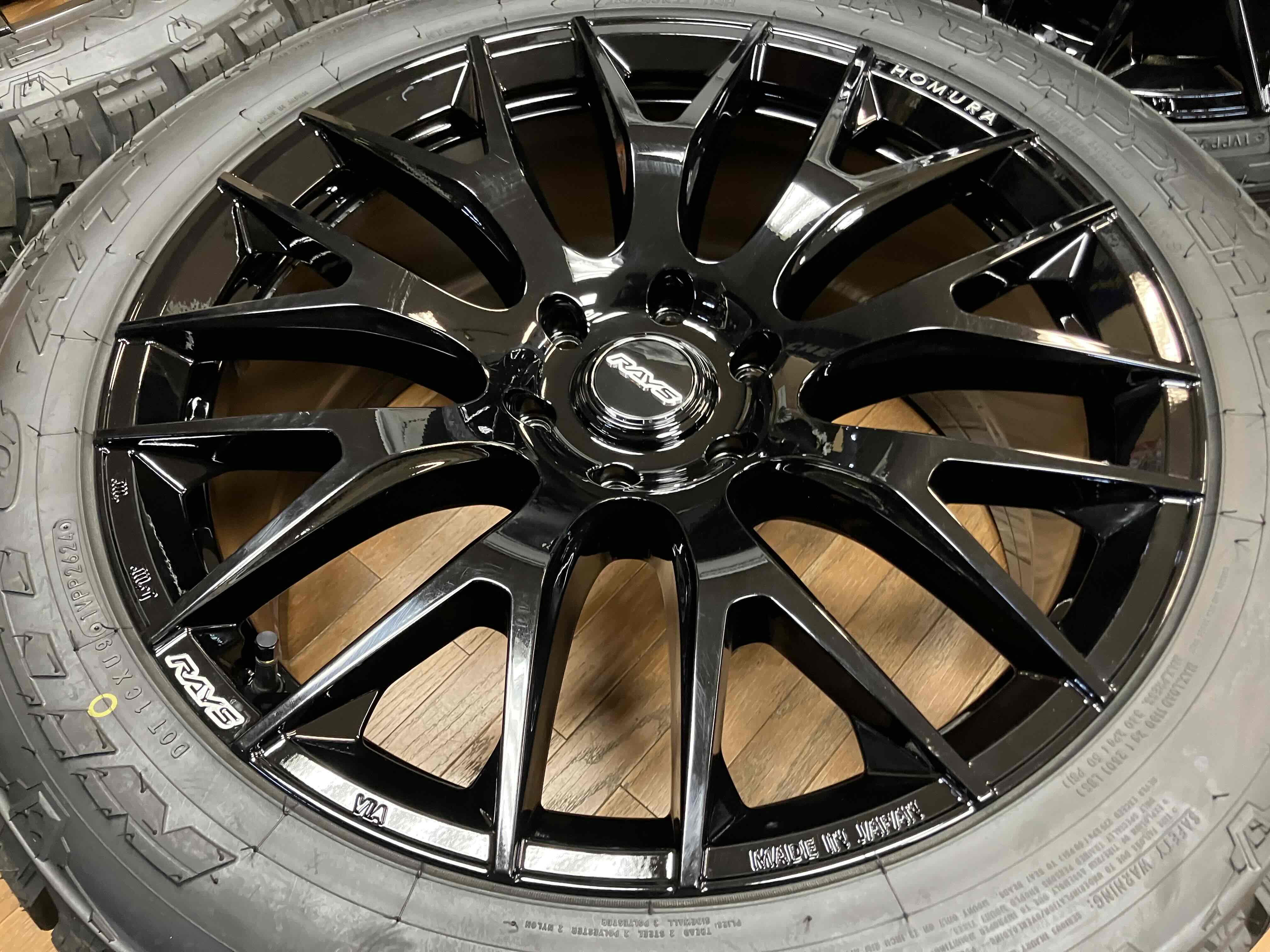 ◇ランクル250用◇RAYS HOMURA ホムラ2×9R 22インチ◇10J+55 6H139.7