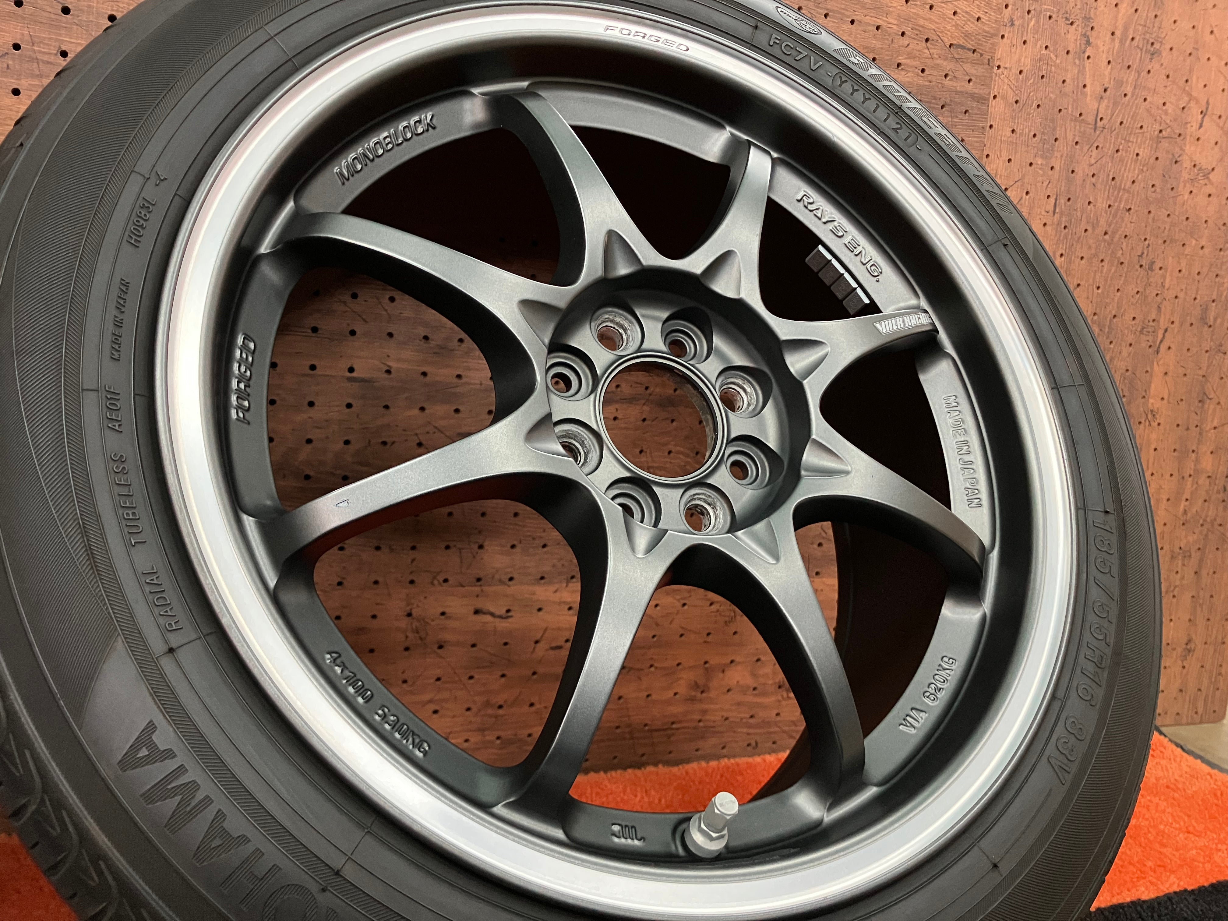◇鍛造!!RAYS VOLK RACING CE28 CLUB RACER◇16インチ 7J+48 100-4H
