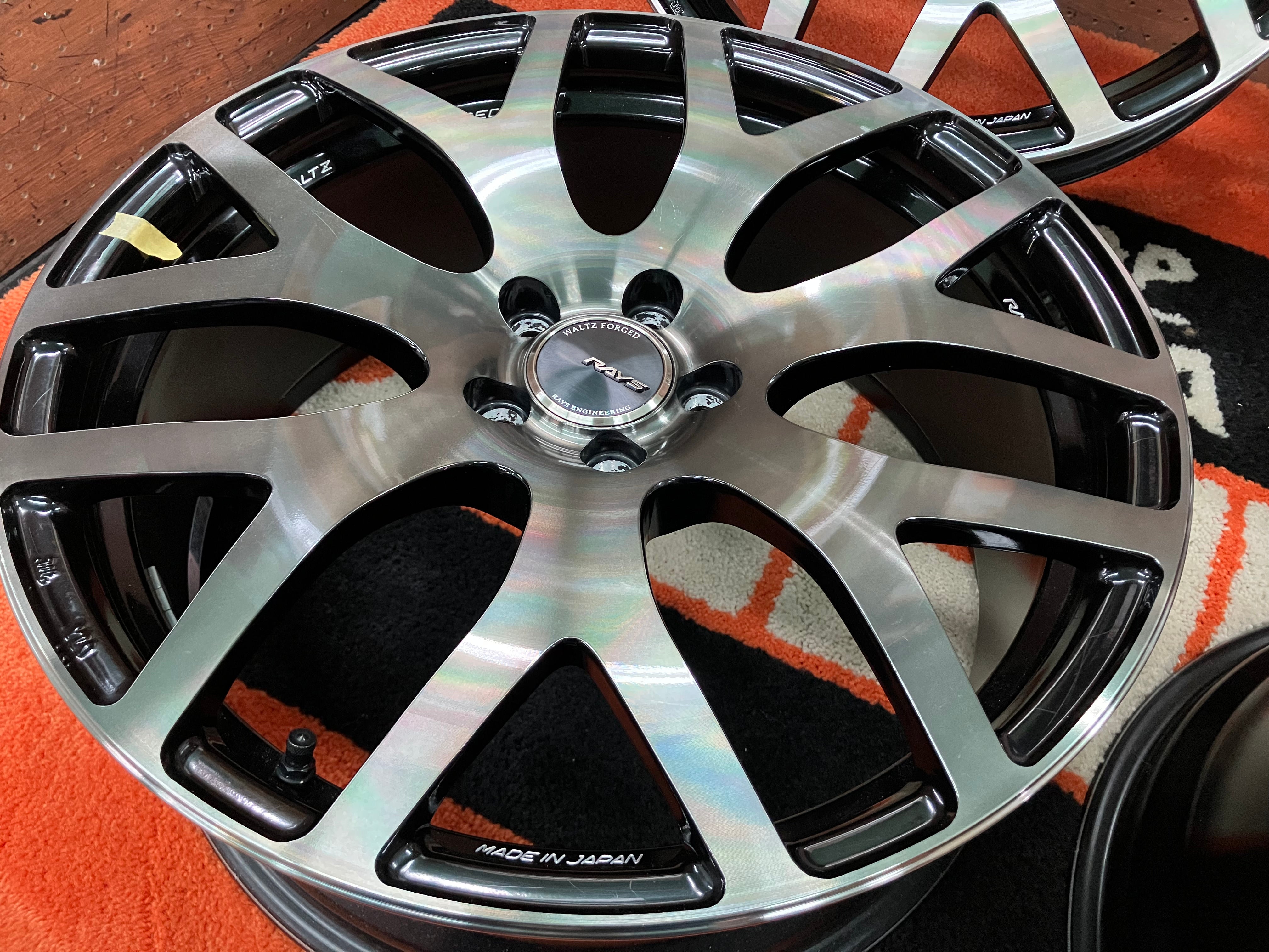 鍛造！RAYS WALTZFORGED S7 pcd100 18インチ7.5j ◇レイズ製鍛造ホイール♪ヴァルツフォージド S7◇18インチ 7.5J+48