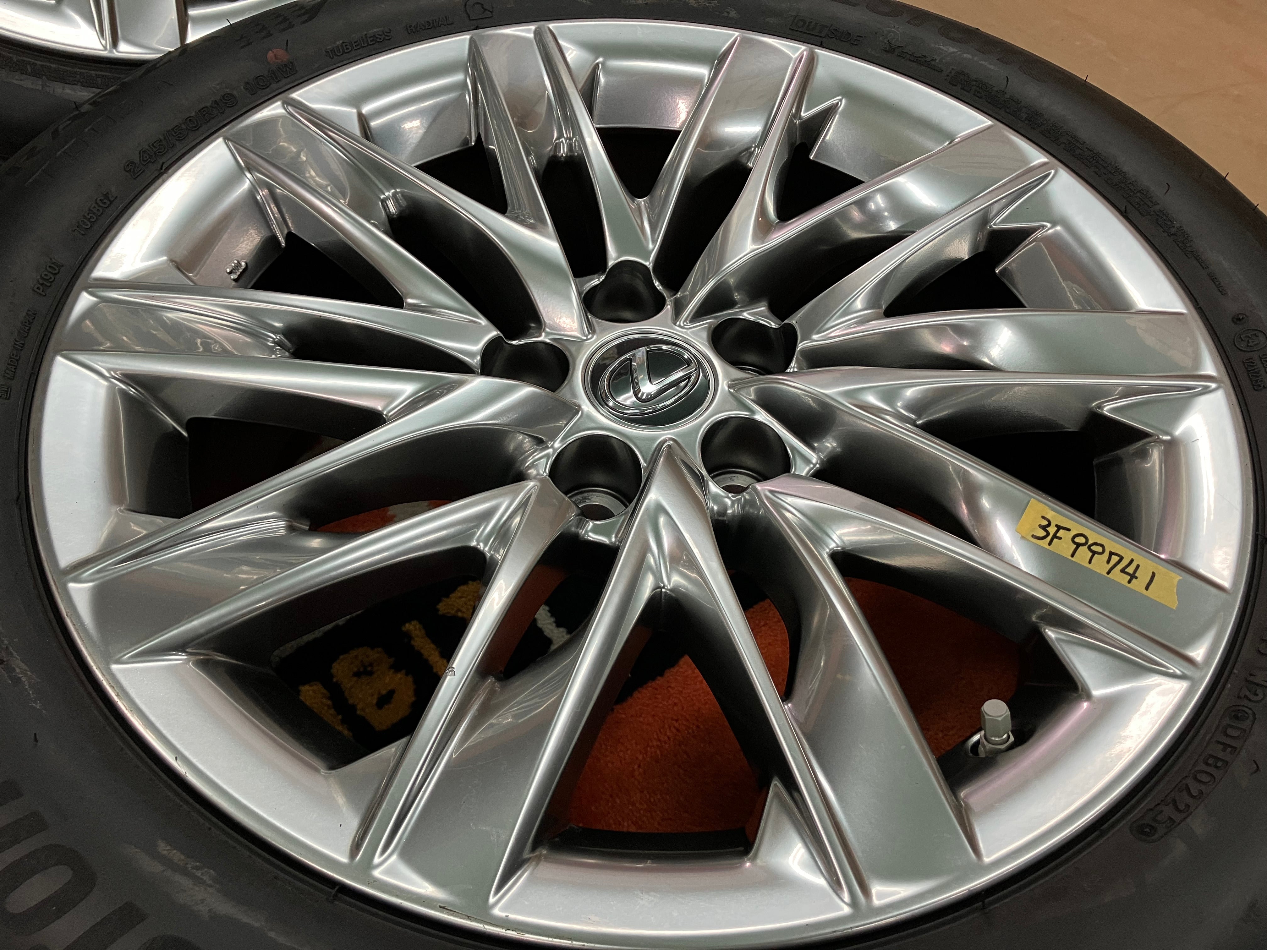 LEXUS LS500 純正ホイール　19インチ　空気圧センサー付き ◇エアーセンサー付き♪LEXUS レクサス LS500/LS500h 純正◇19インチ