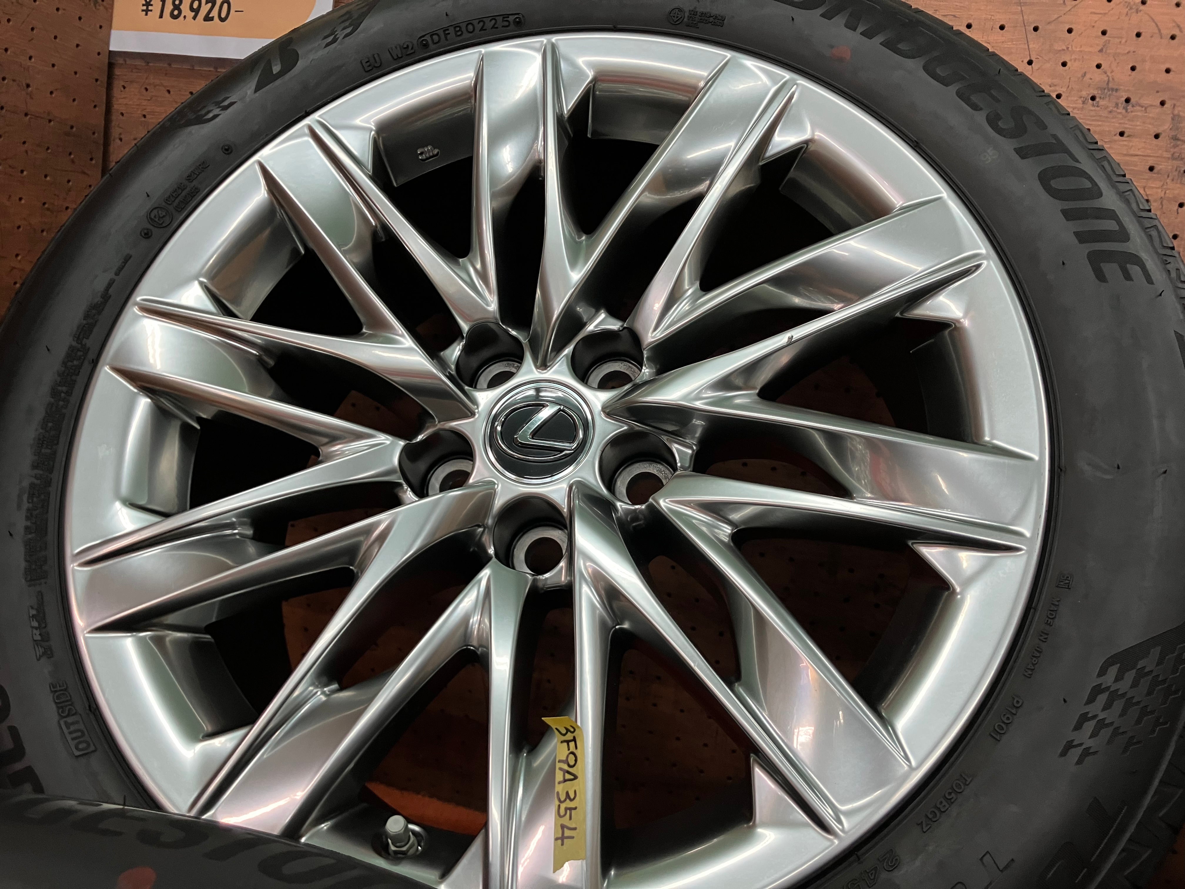 LEXUS LS500 純正アルミホイール　TPMSセンサー付 ◇エアーセンサー付き♪LEXUS レクサス LS500/LS500h 純正◇19インチ