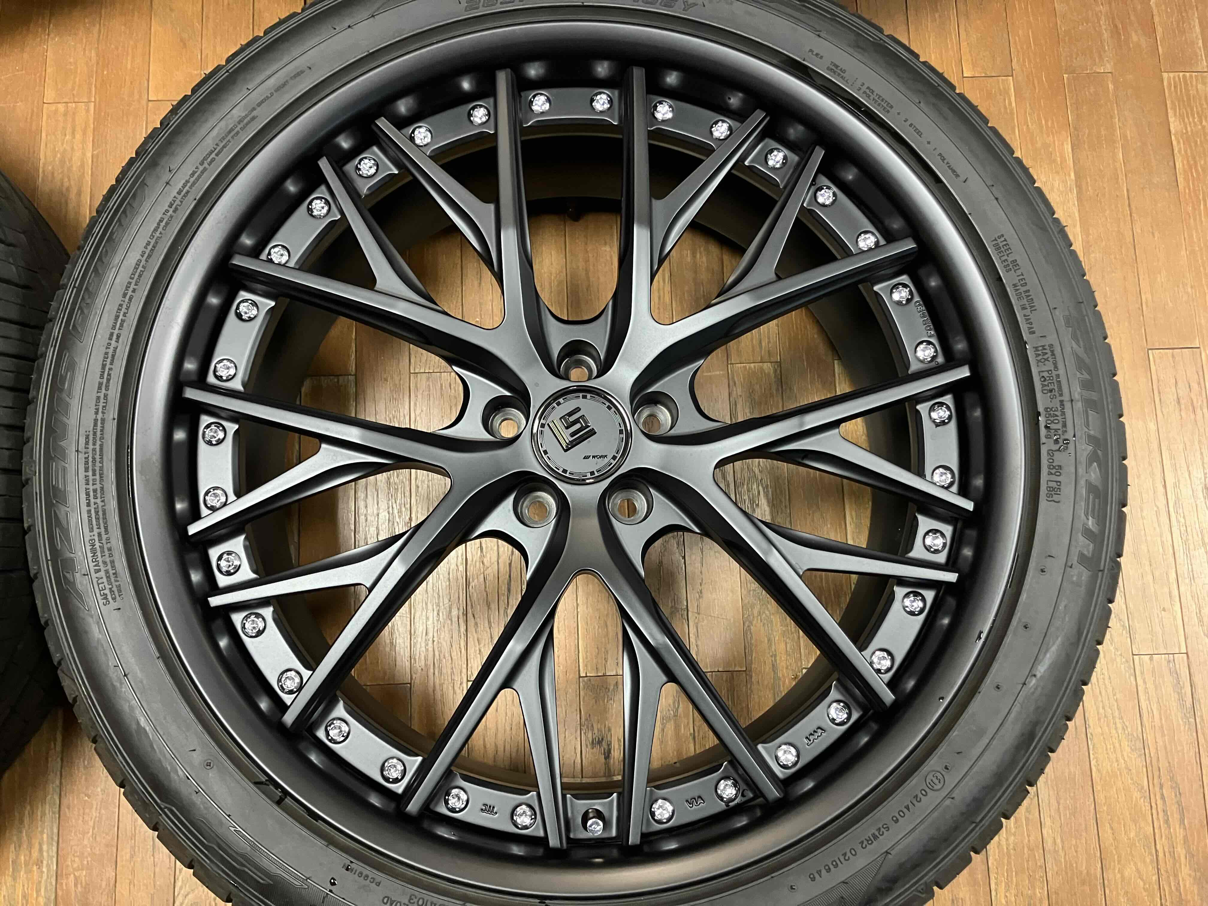 ◇鍛造 WORK LS バサラ VAJRA 22インチ◇9J+37 5H114.3◇FK510SUV 265