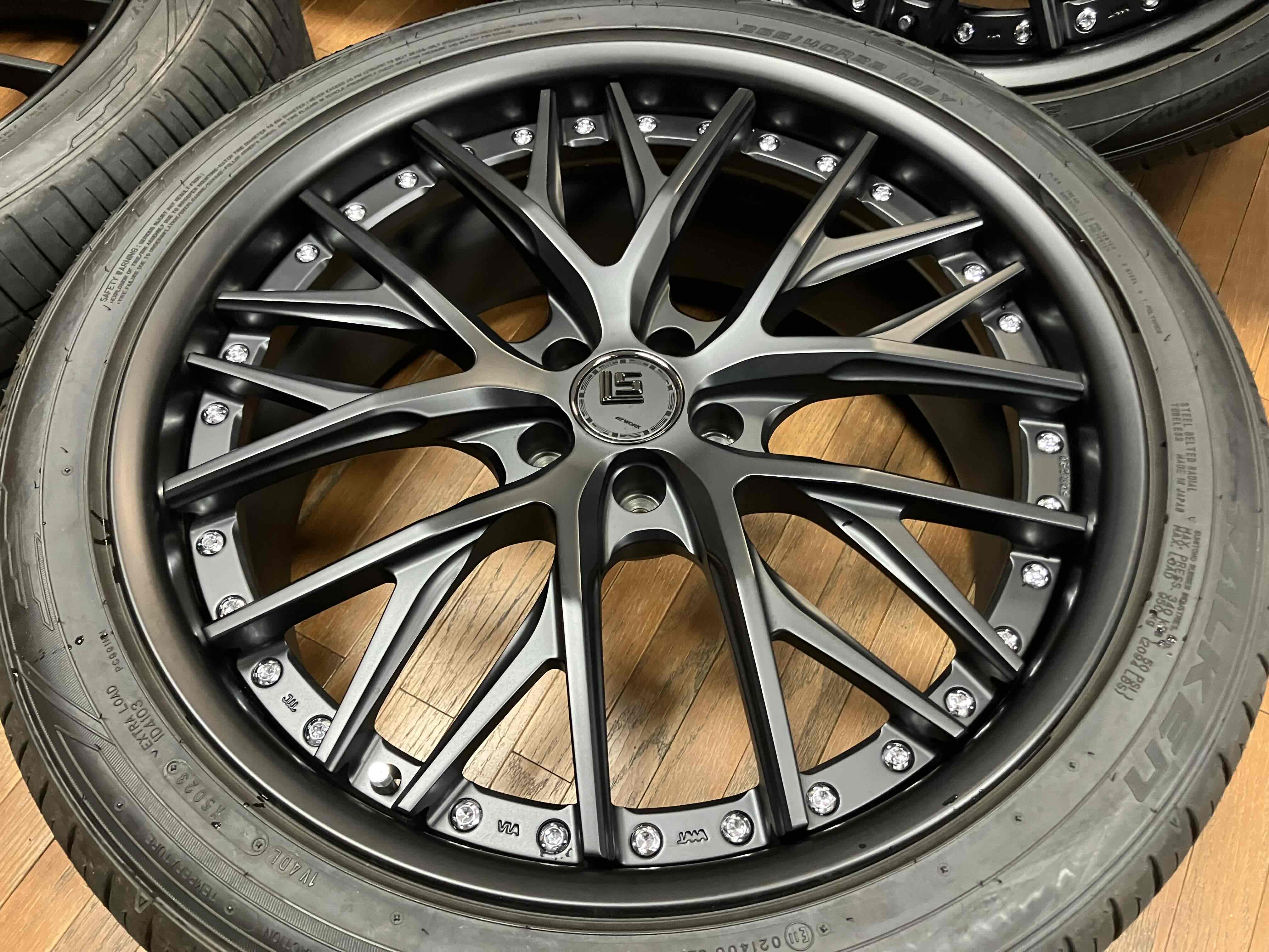 ◇鍛造 WORK LS バサラ VAJRA 22インチ◇9J+37 5H114.3◇FK510SUV 265