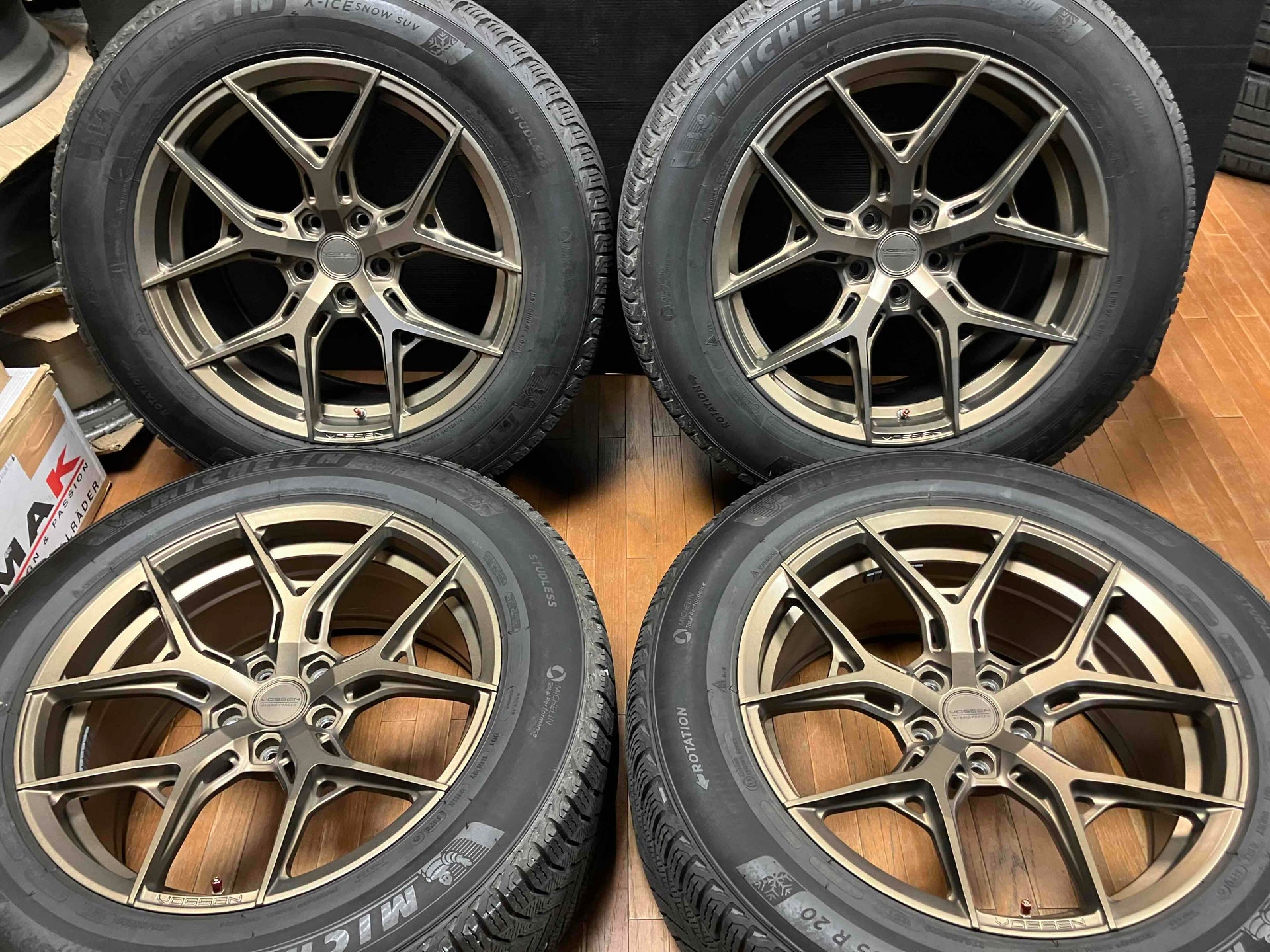 ◇VOSSEN ヴォッセ HF5 20インチ◇9.5J+34 5H120◇Xアイス 275/55R20 