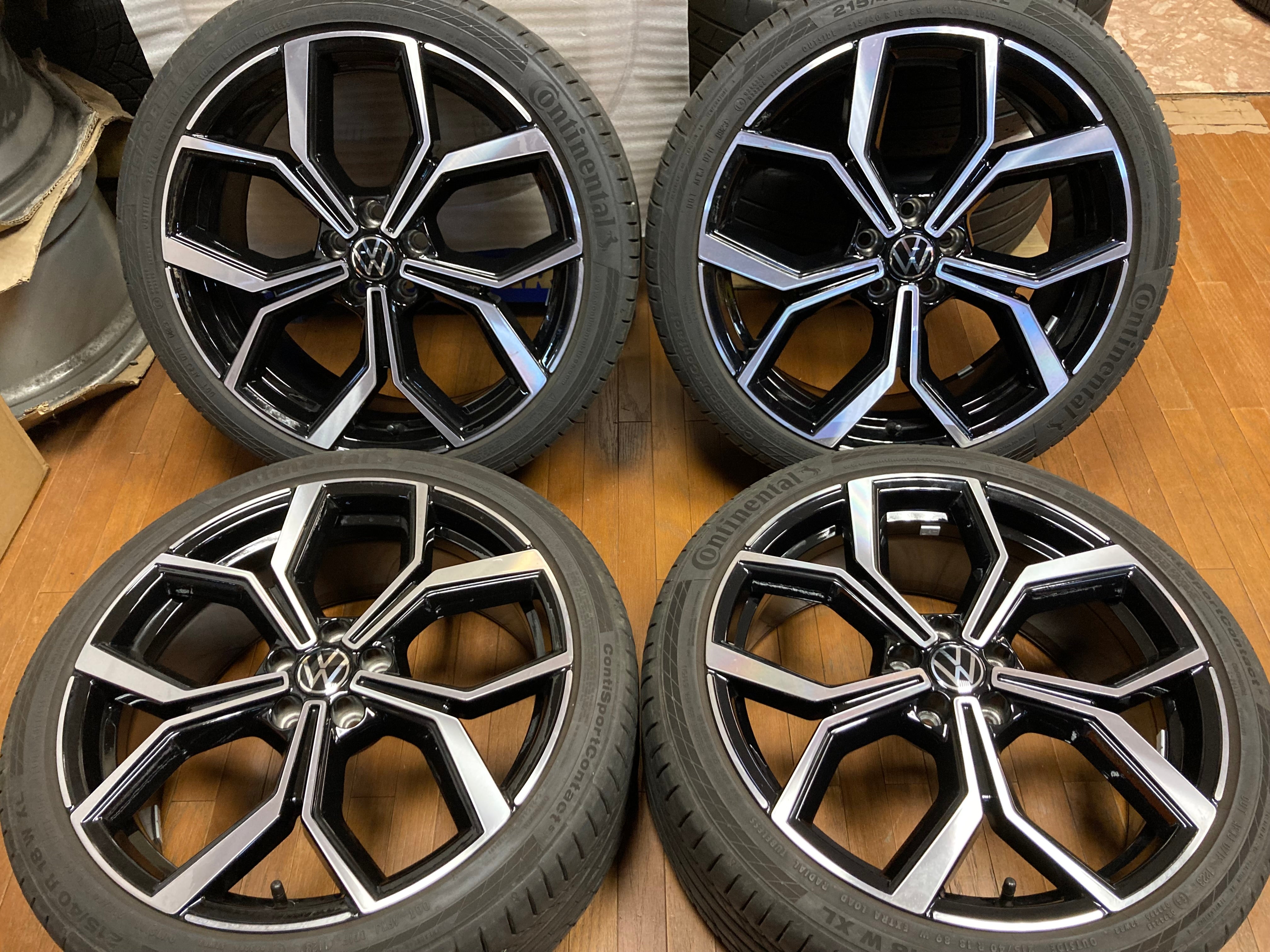 ◇美品!!フォルクスワーゲン POLO GTI 純正18インチ◇7.5J+51 5H100◇コンチスポーツコンタクト5 215/40R18 –  ハマガレネットストア