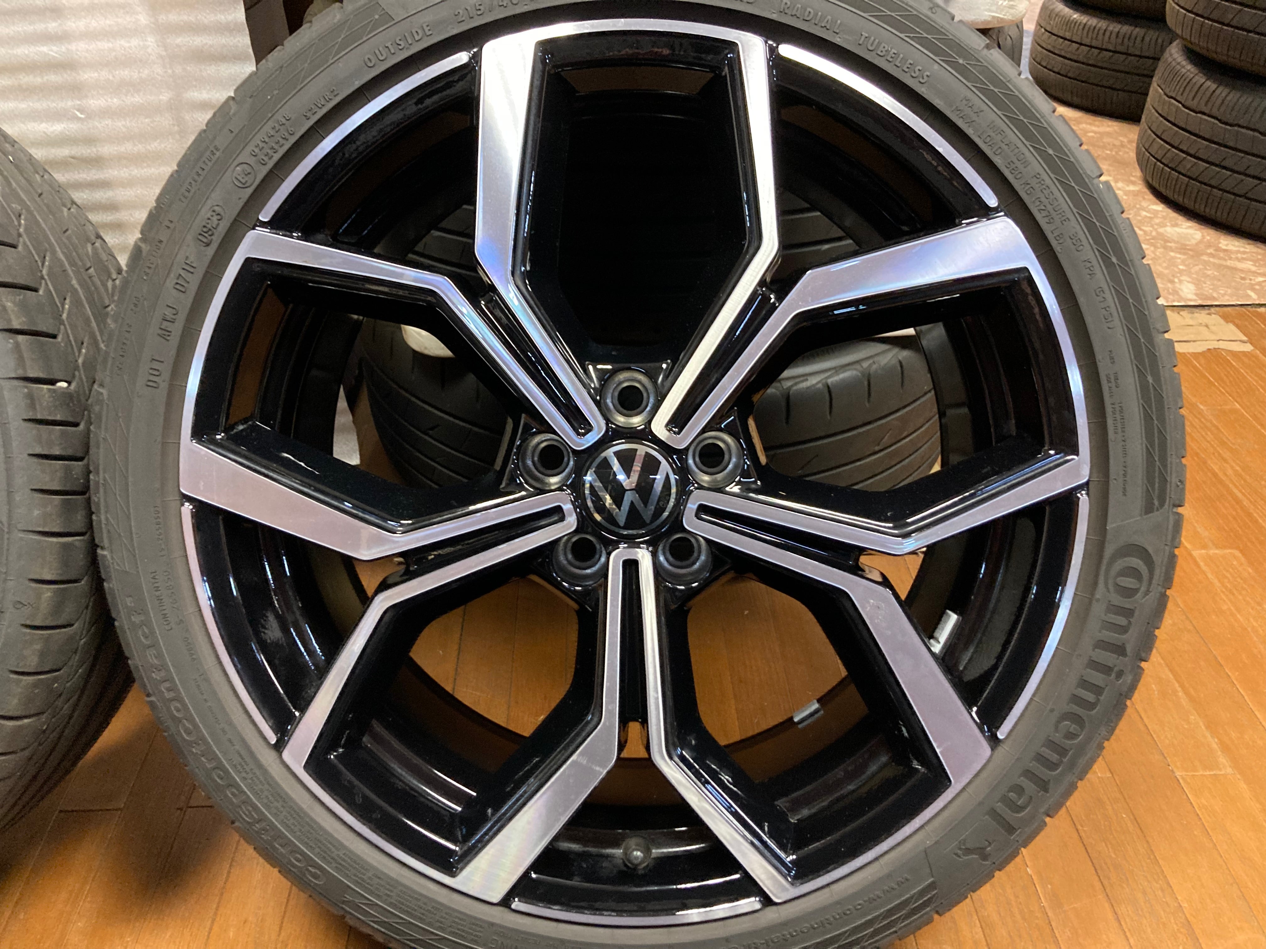 ◇美品!!フォルクスワーゲン POLO GTI 純正18インチ◇7.5J+51 5H100◇コンチスポーツコンタクト5 215/40R18 –  ハマガレネットストア