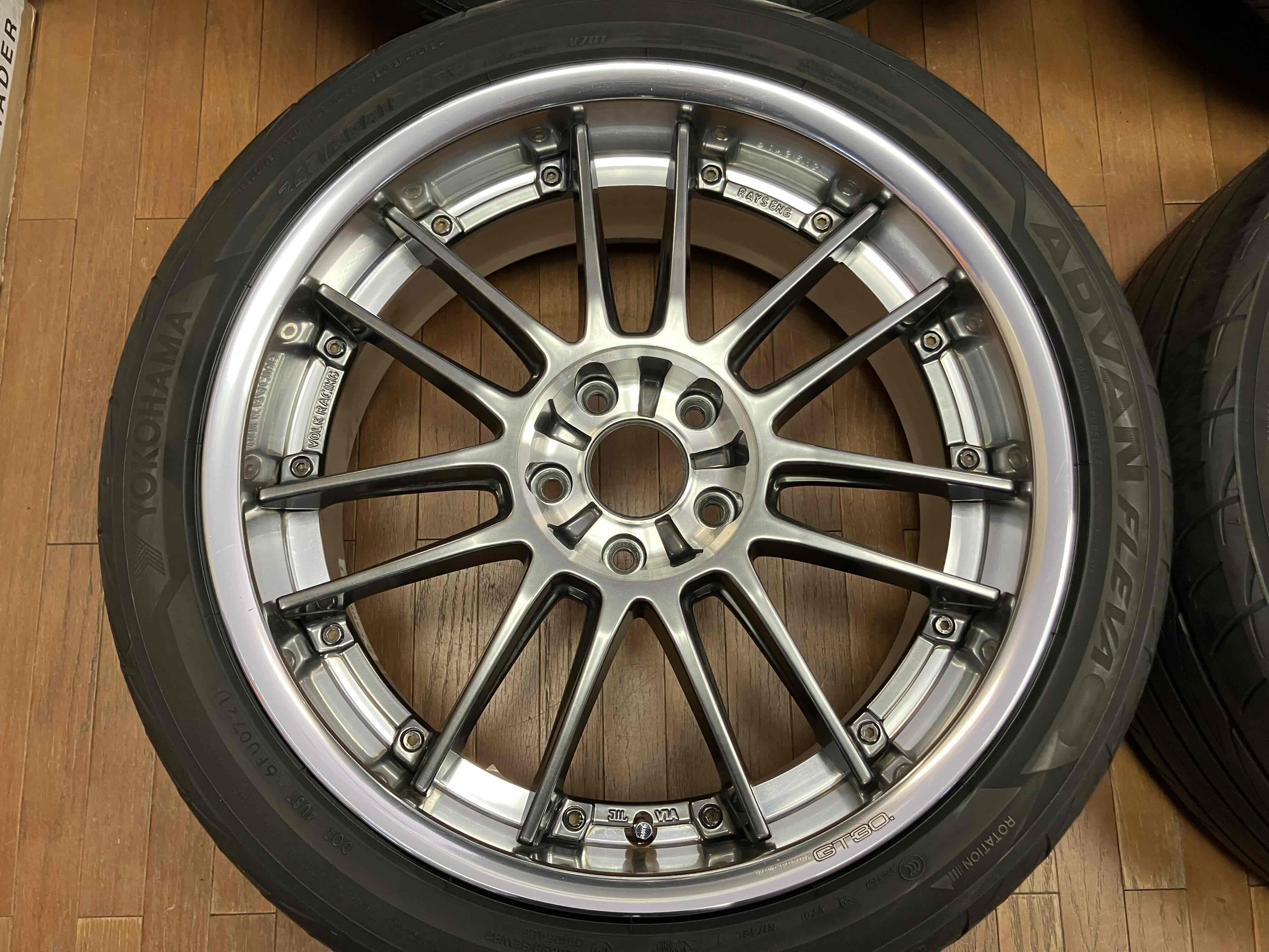 鍛造 レイズ ボルクレーシングGT30 20インチ アルファードなどに