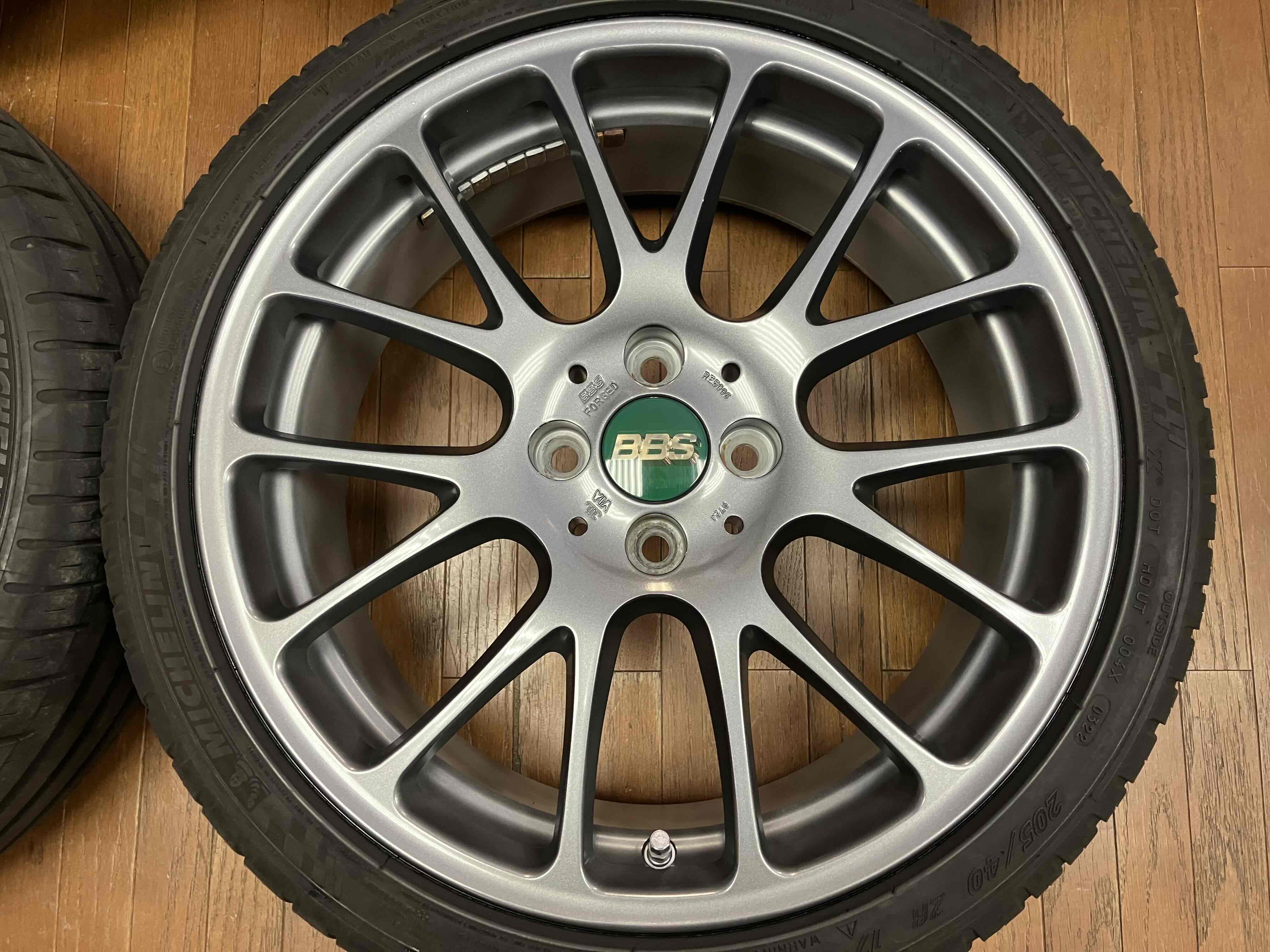 BBS RE-L 7J×17インチ＋48 PCD100 4穴 RE5005 ◇鍛造 BBS RE-L 17インチ◇RE5006◇7J+48 4H100◇ミシュラン PS3 205