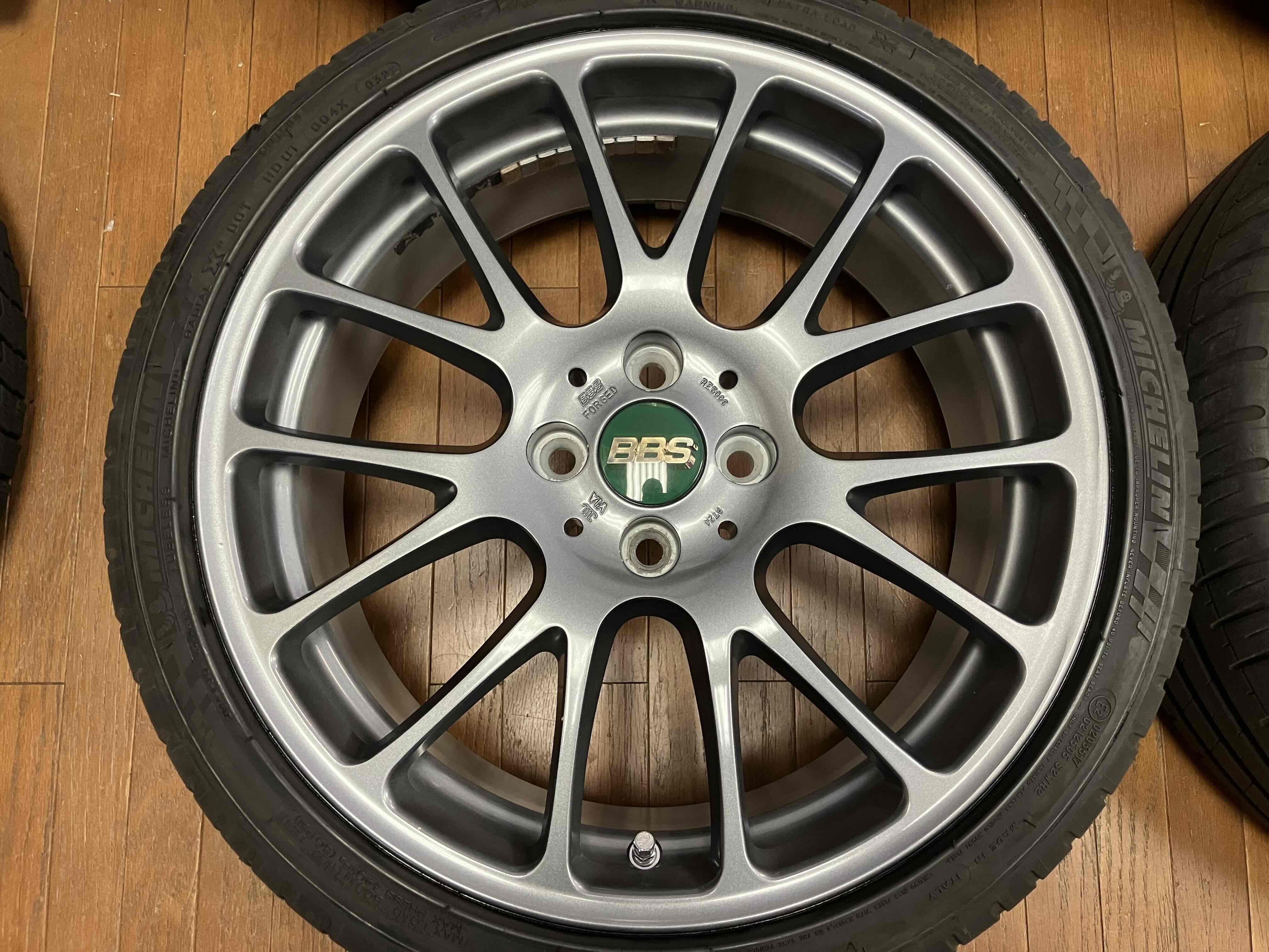 BBS RE-L 鍛造　17インチ　 ◇鍛造 BBS RE-L 17インチ◇RE5006◇7J+48 4H100◇ミシュラン PS3 205