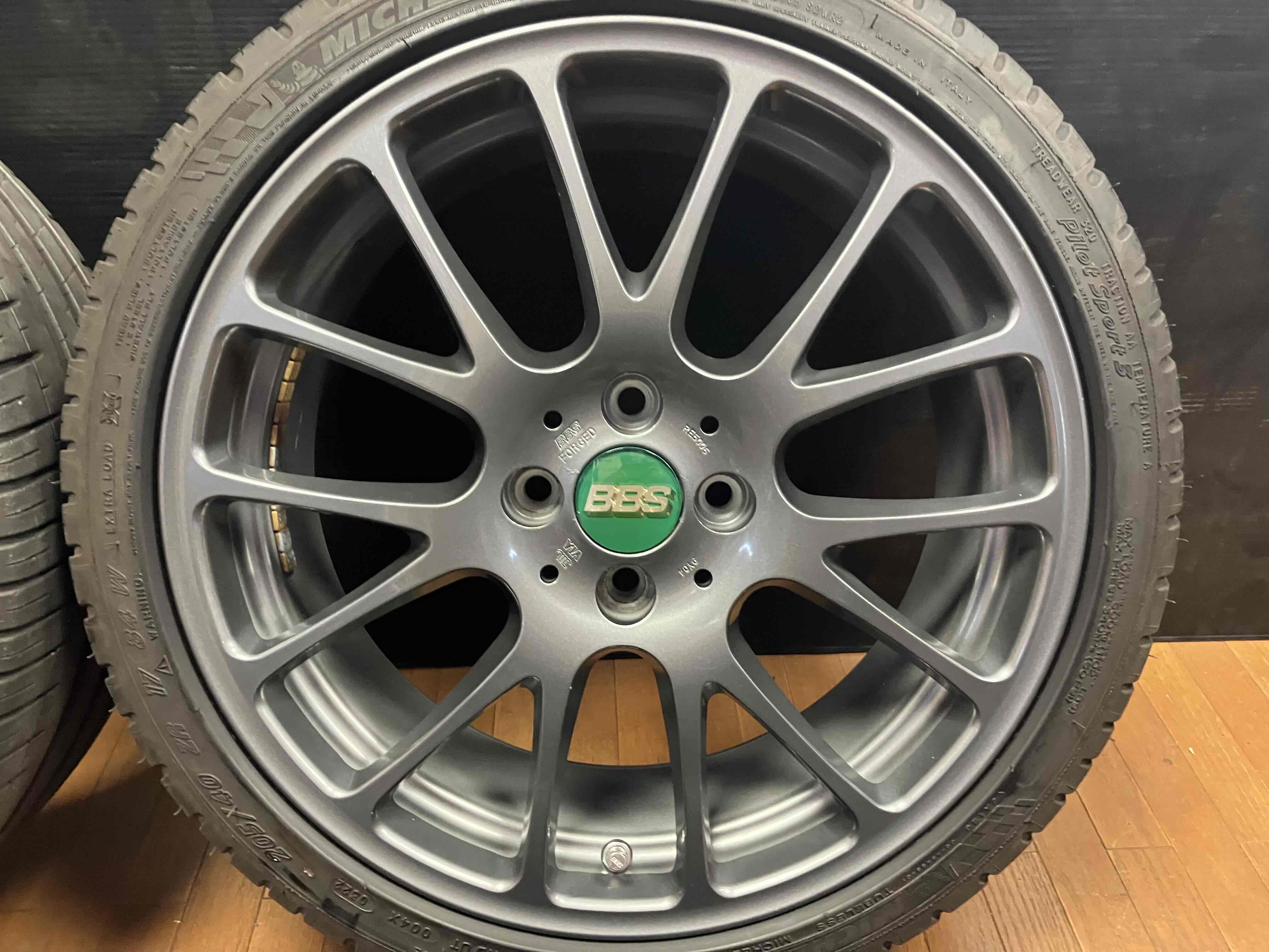 ◇鍛造 BBS RE-L 17インチ◇RE5006◇7J+48 4H100◇ミシュラン PS3 205