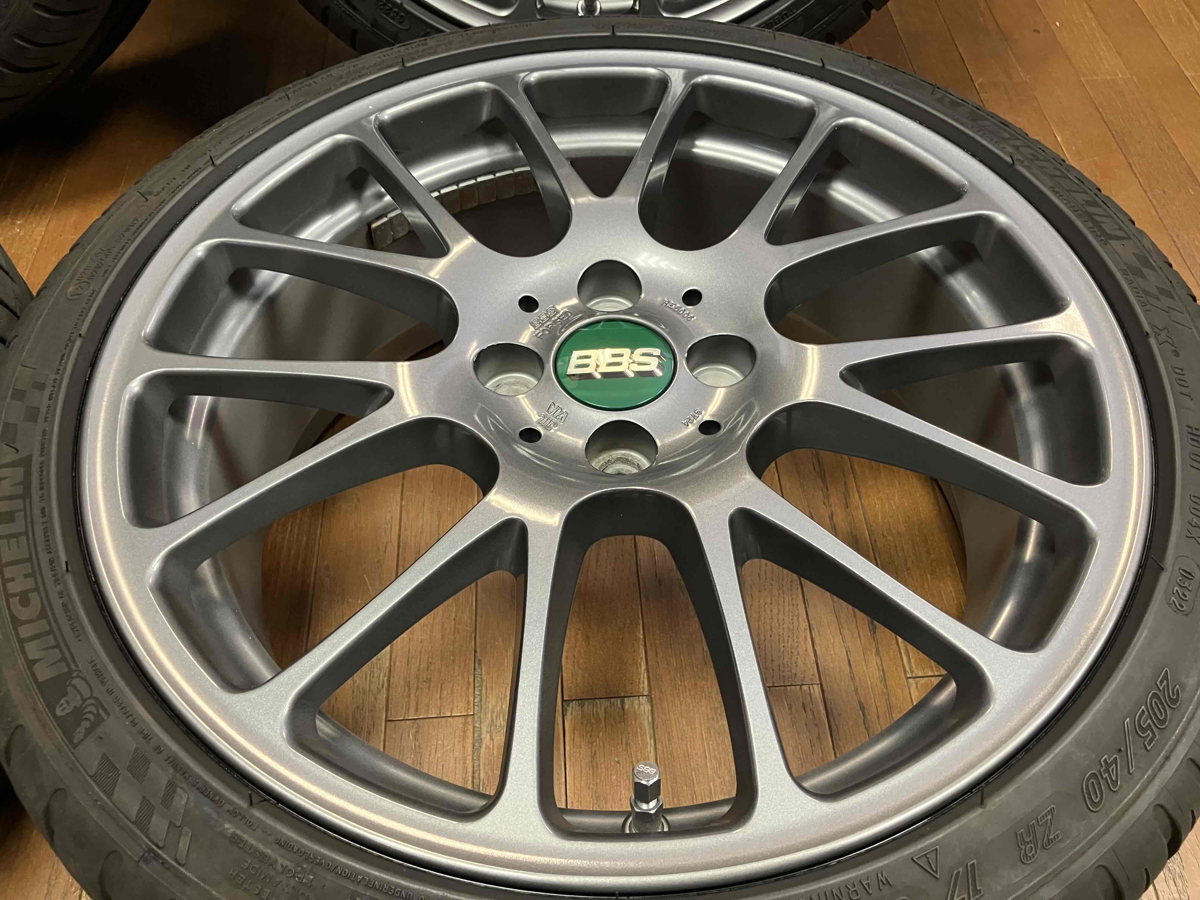 ◇鍛造 BBS RE-L 17インチ◇RE5006◇7J+48 4H100◇ミシュラン PS3 205