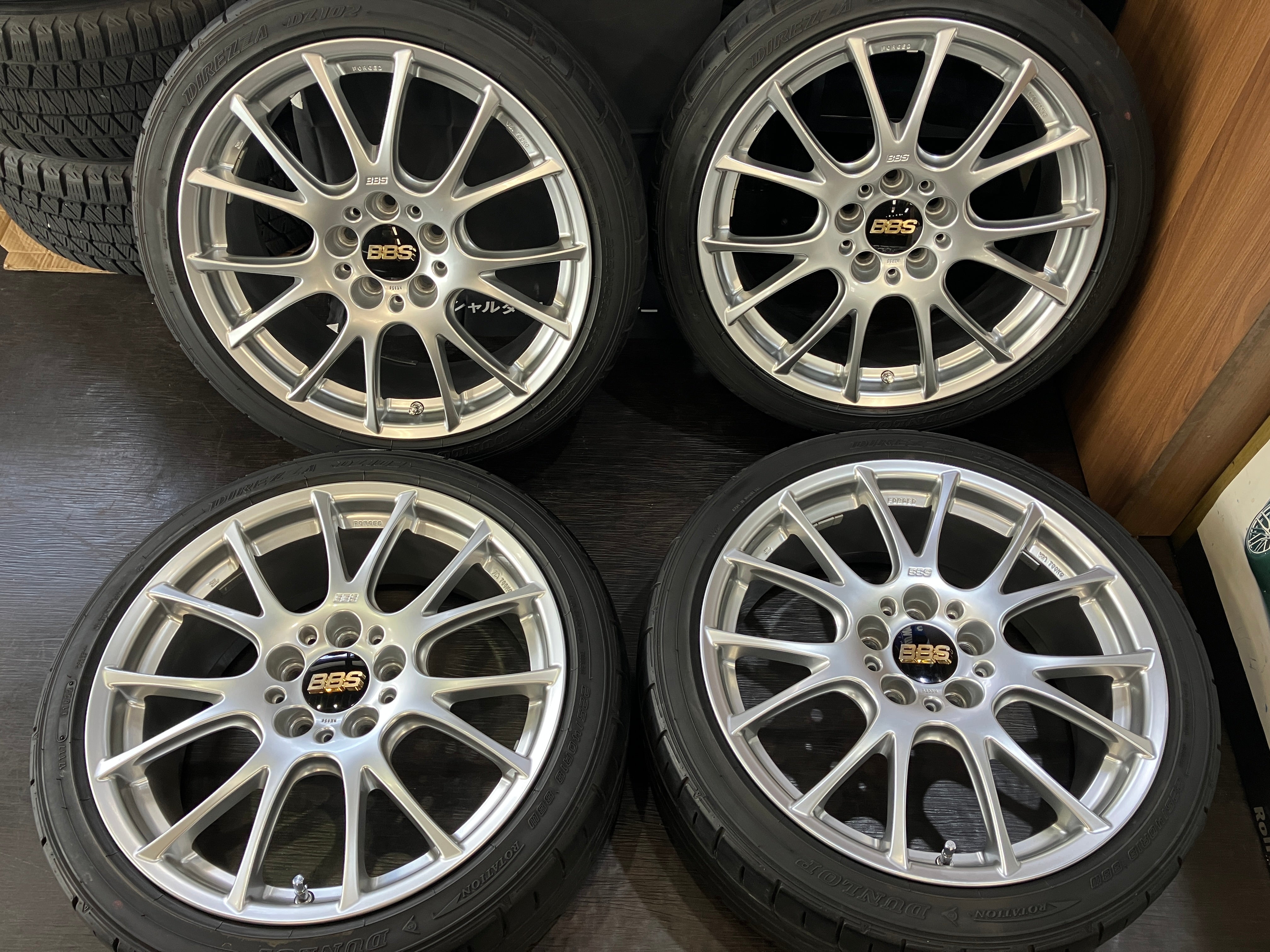 ◇高級鍛造良品BBS! 前後違いレア BBS RE-V 18インチ 8J+50/+42 112/5H