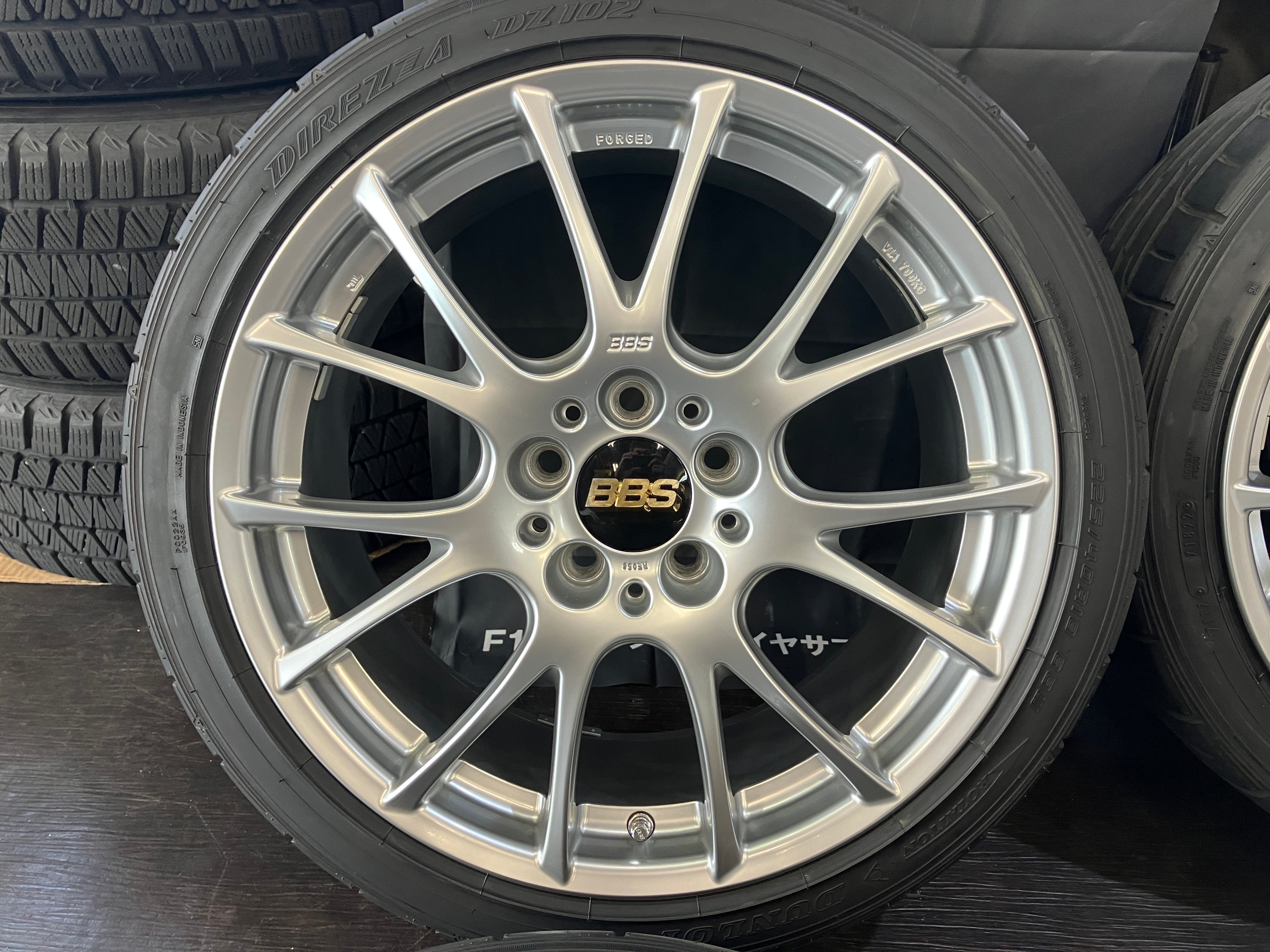 ◇高級鍛造良品BBS! 前後違いレア BBS RE-V 18インチ 8J+50/+42 112/5H