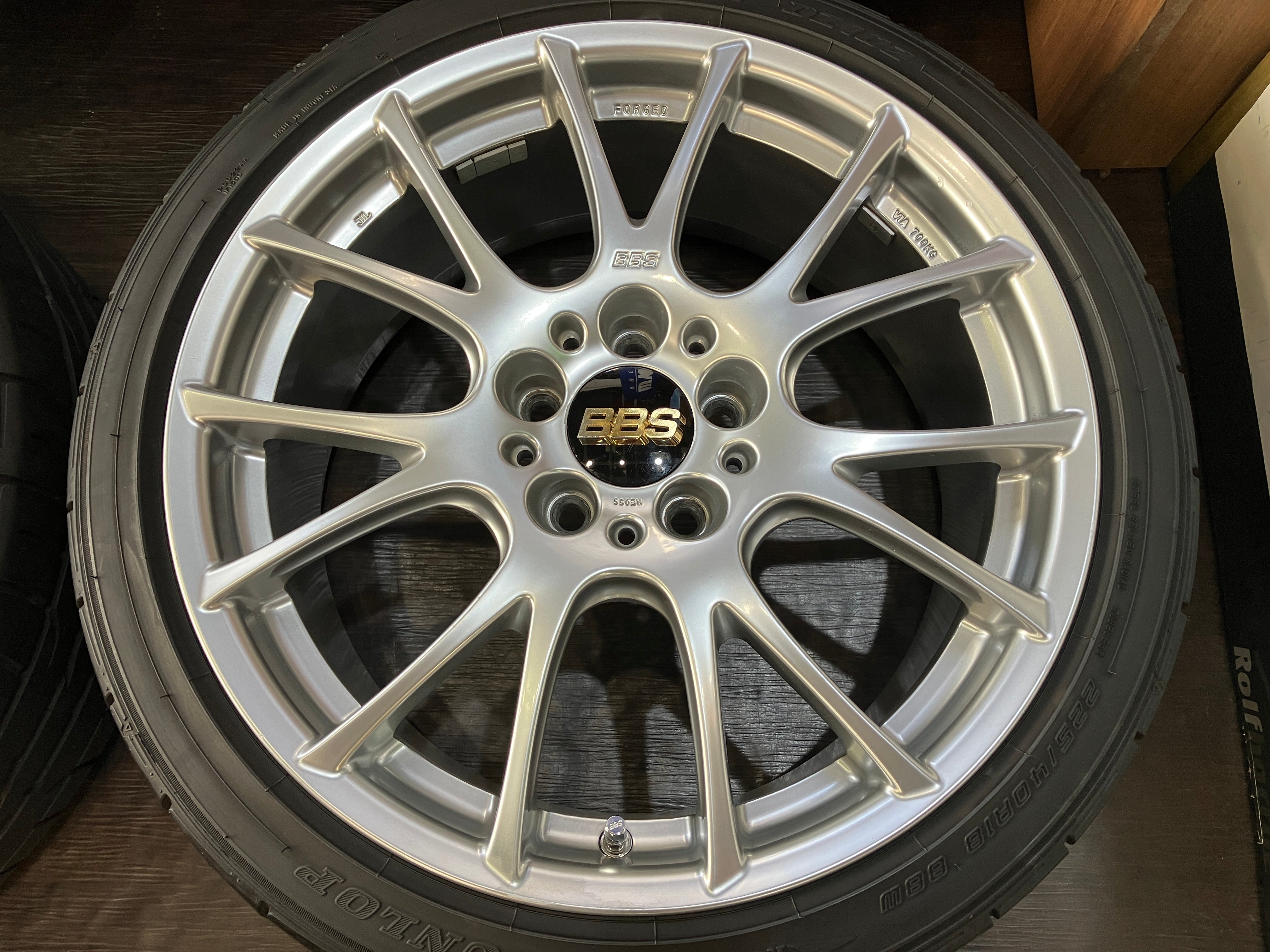 ◇高級鍛造良品BBS! 前後違いレア BBS RE-V 18インチ 8J+50/+42 112/5H