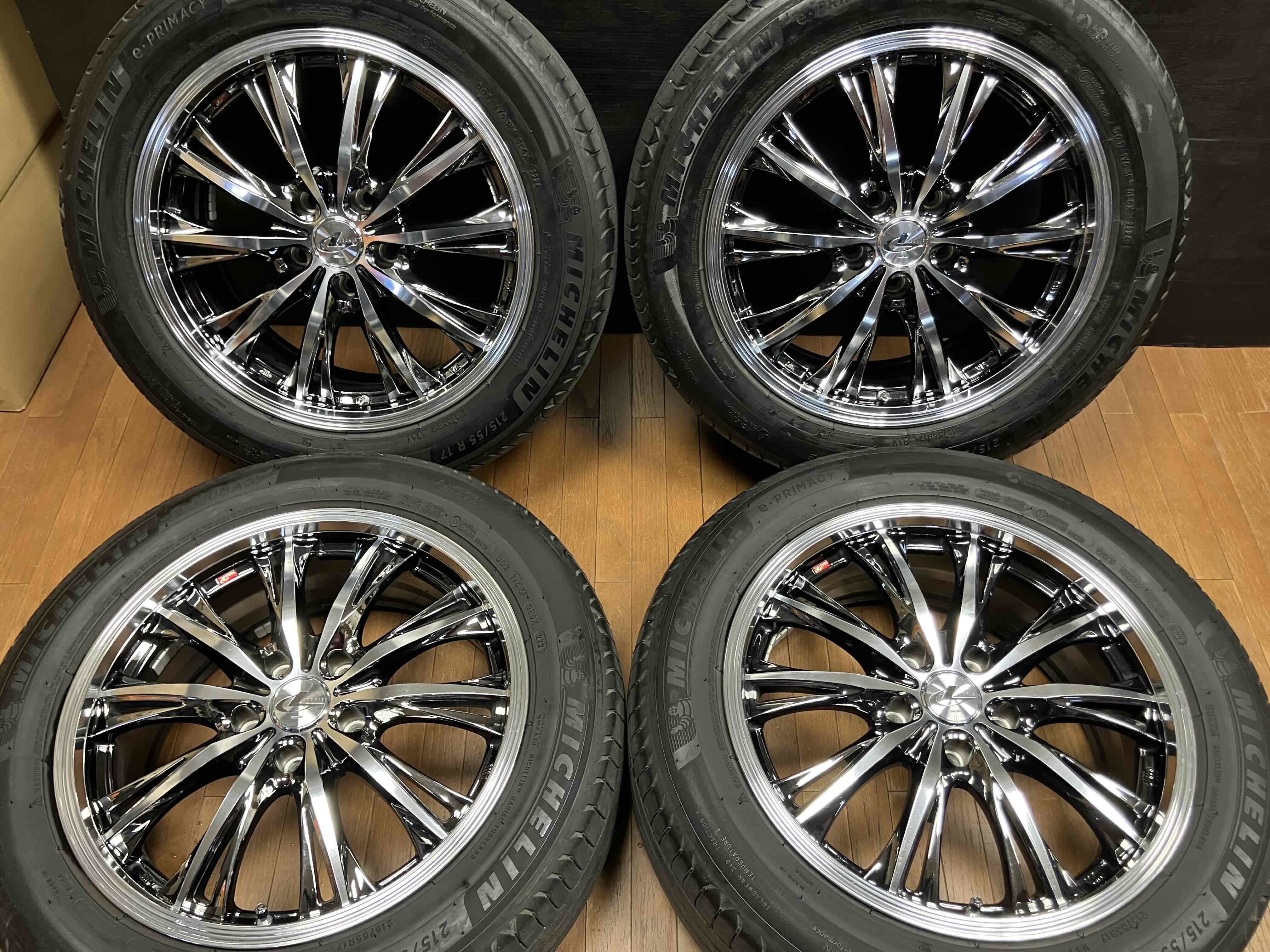 ◇Weds レオニスRT 17インチ◇7J+42 5H114.3◇Eプライマシー 215/55R17