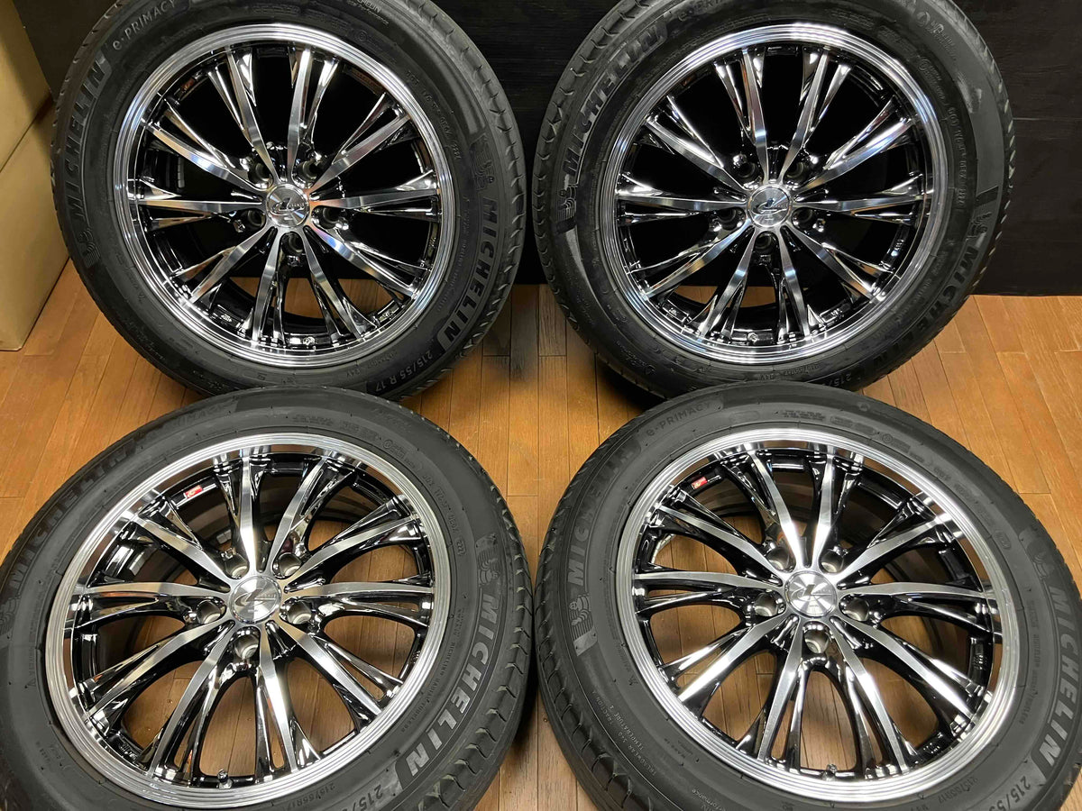 ◇Weds レオニスRT 17インチ◇7J+42 5H114.3◇Eプライマシー 215/55R17 