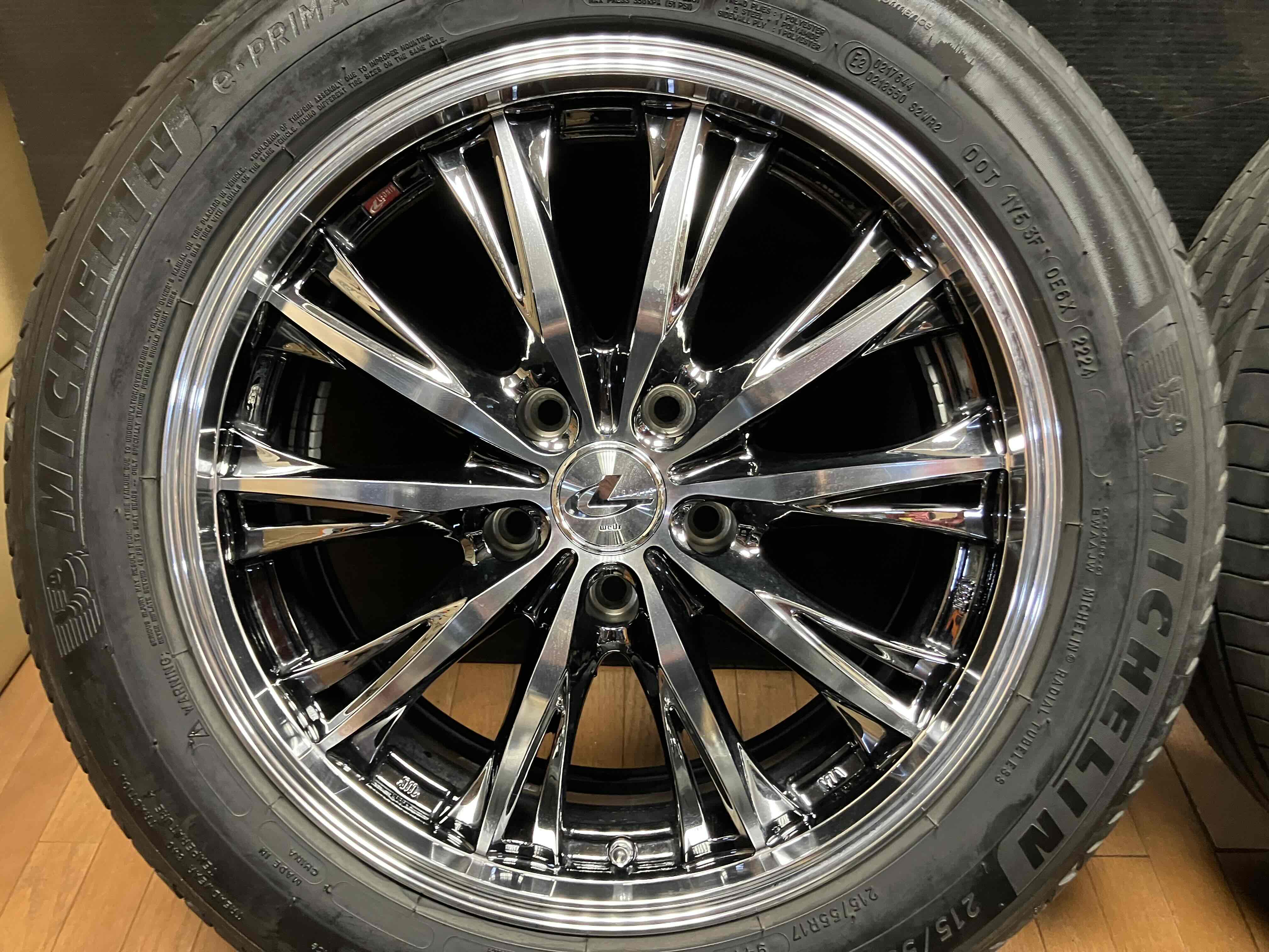 ◇Weds レオニスRT 17インチ◇7J+42 5H114.3◇Eプライマシー 215/55R17 ◇Weds レオニスRT 17インチ◇7J+42 5H114.3◇Eプライマシー 215/55R17