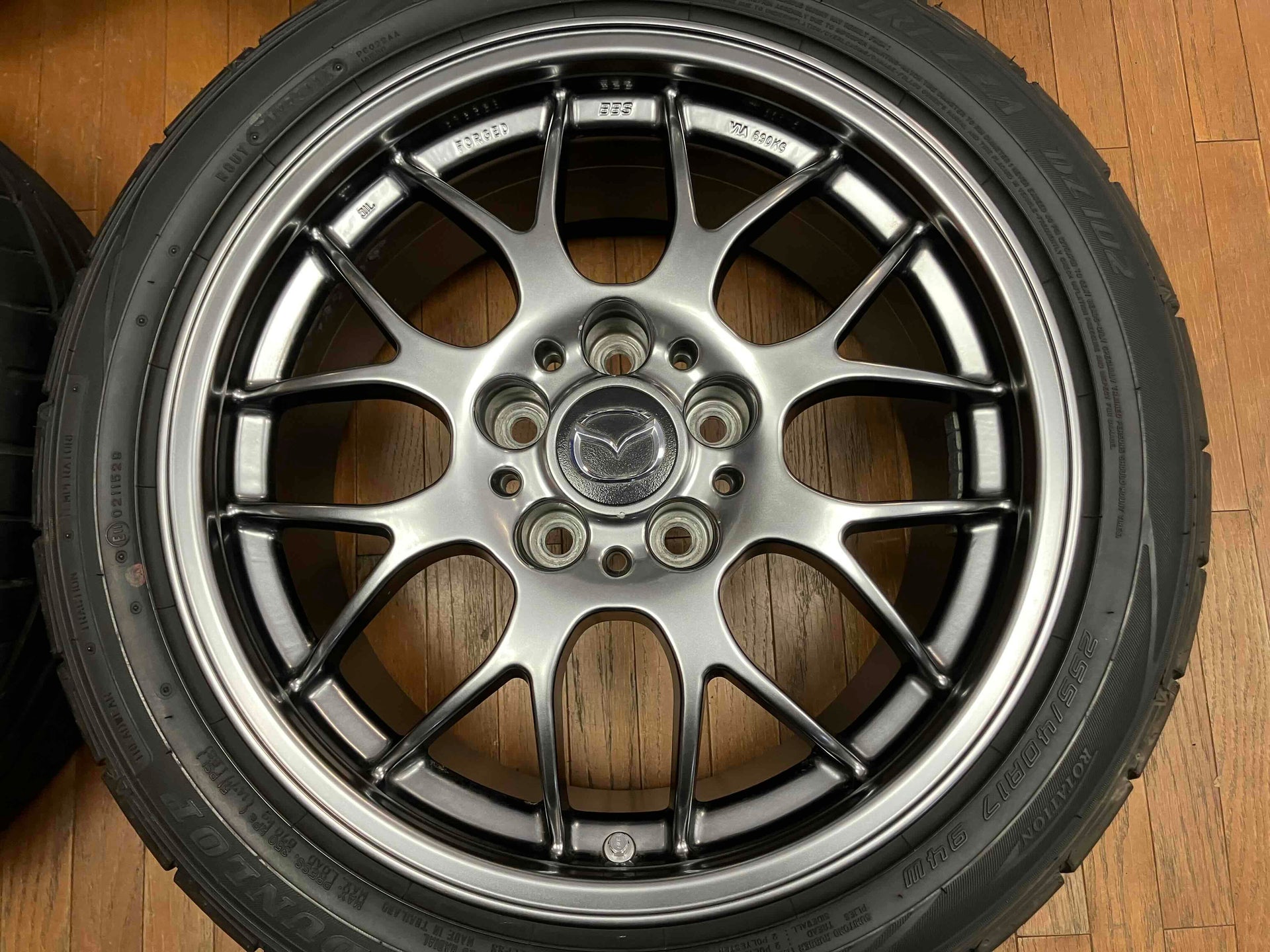 ◇希少!! RX-7 スピリットR タイプA 純正BBS 鍛造 17インチ◇8J+50 8.5 