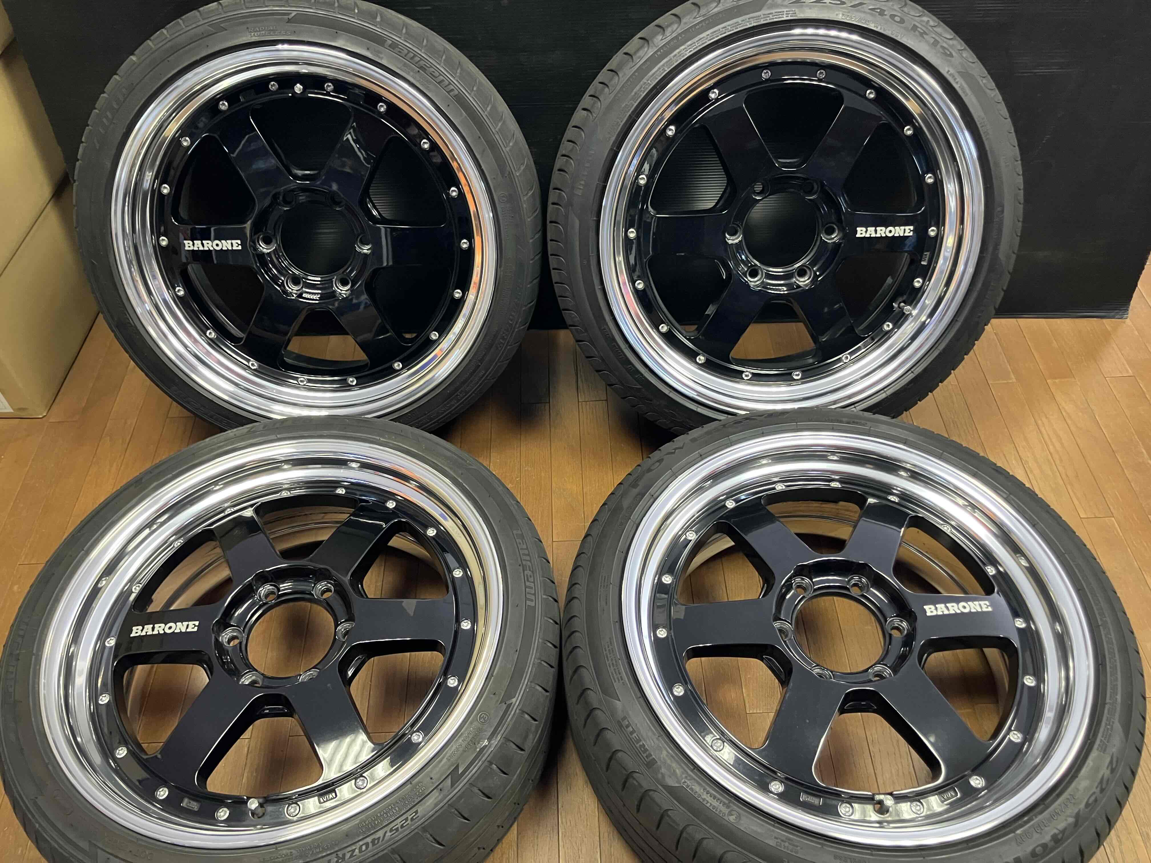 ◇ファブレス ヴァローネ RS6 19インチ 2PIECE ステップリム◇8J+38