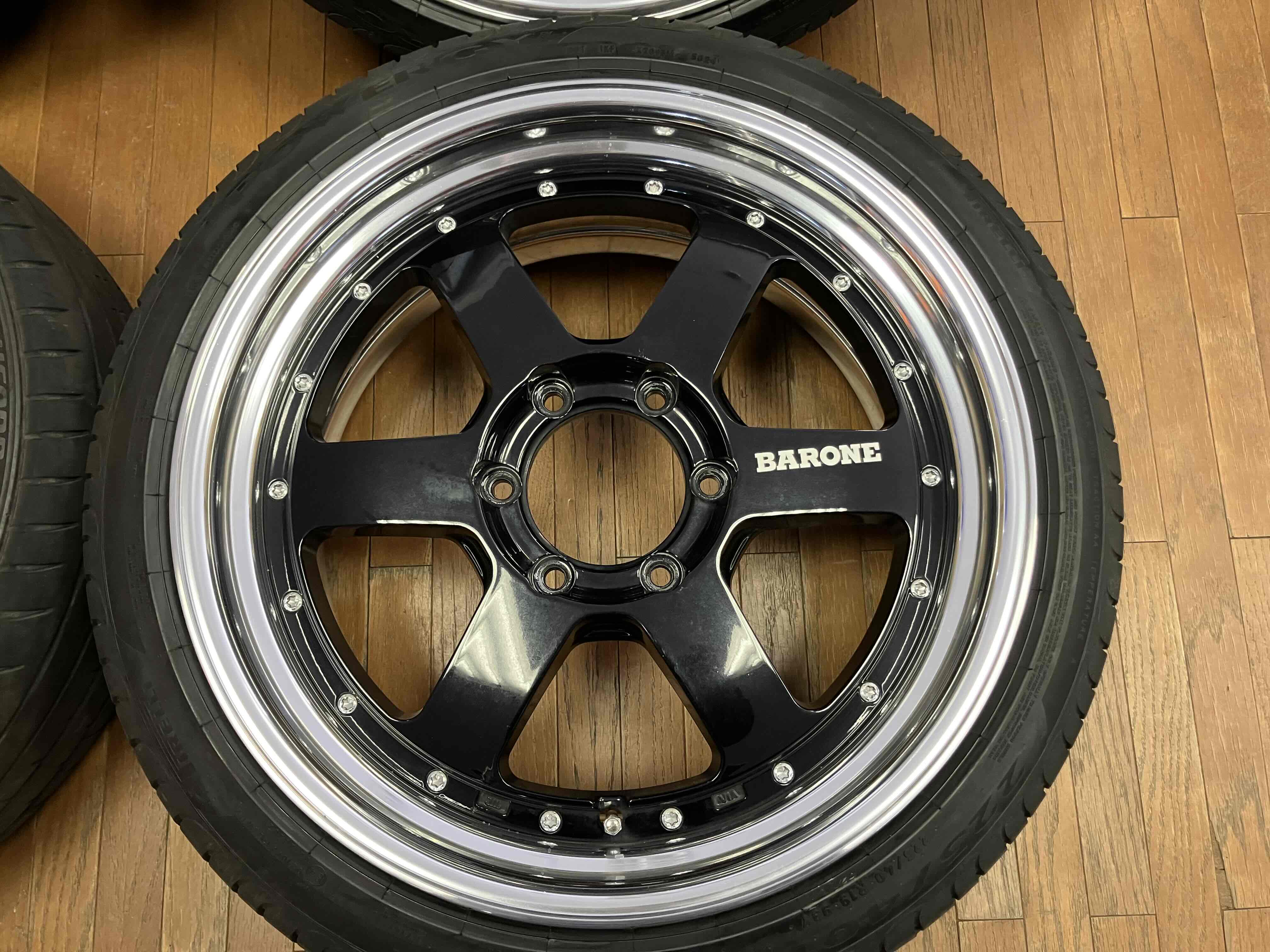 ◇ファブレス ヴァローネ RS6 19インチ 2PIECE ステップリム◇8J+38