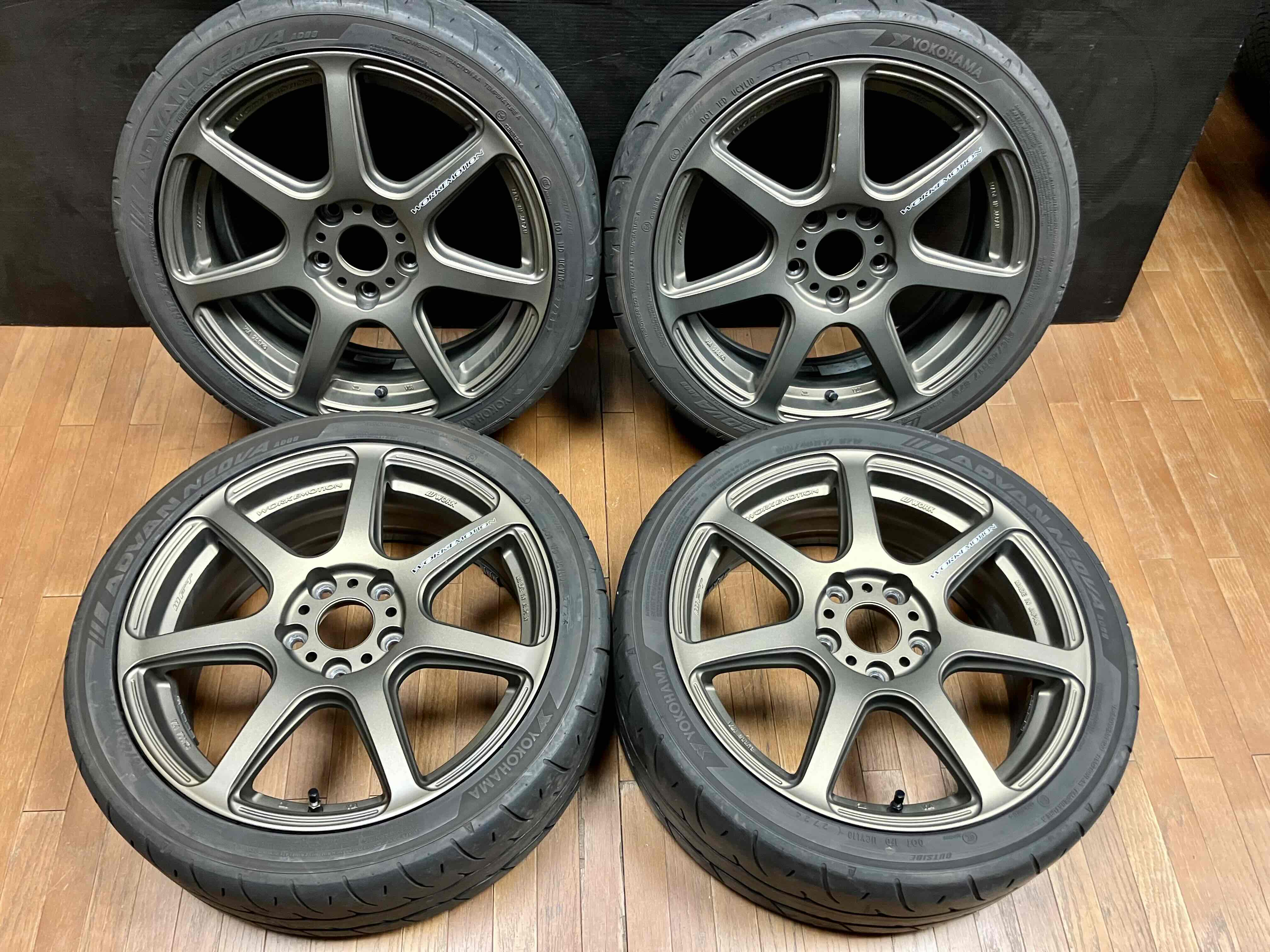 17インチ・WORK EMOTIONの中古ホイールタイヤセット