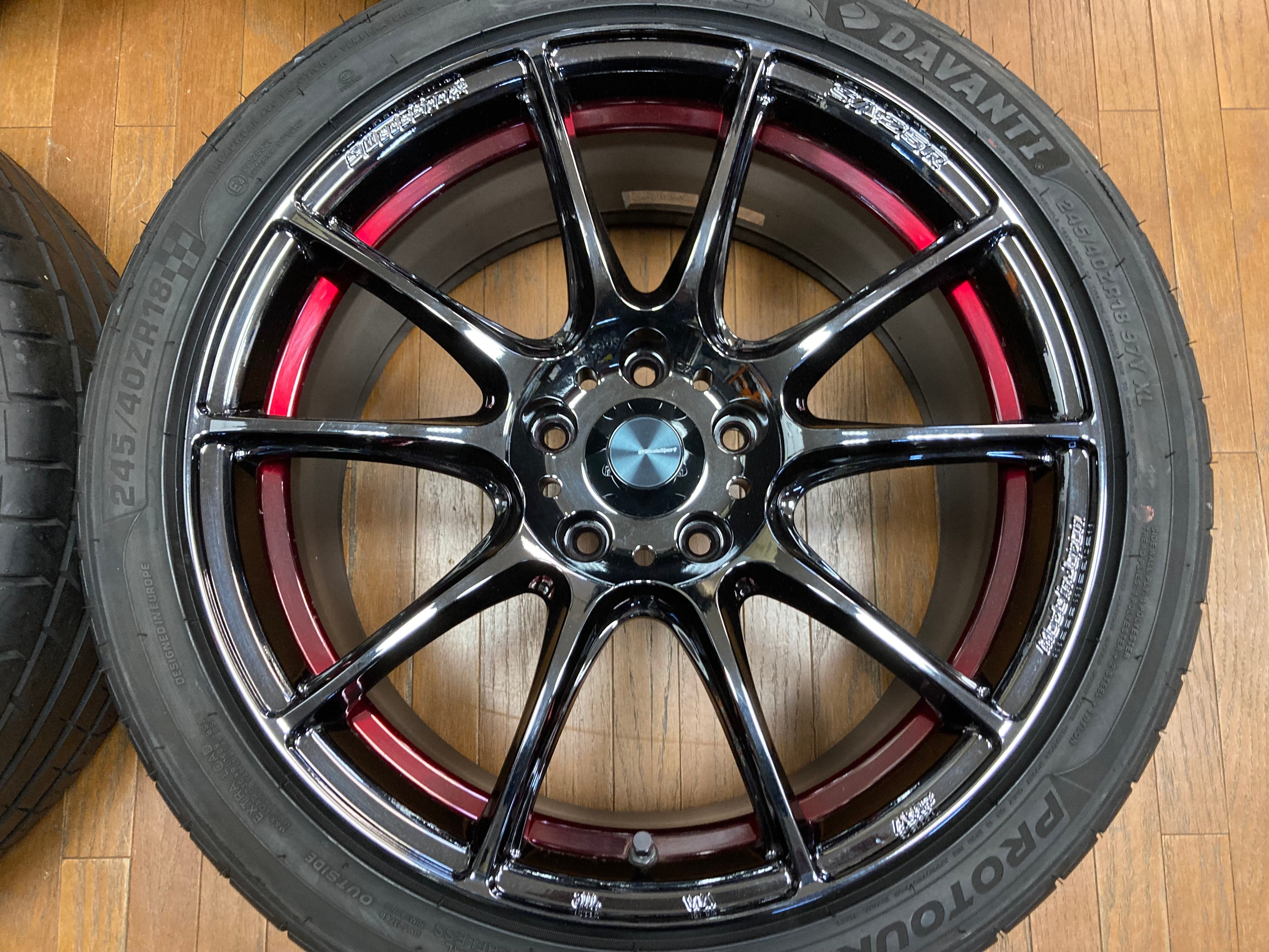 WedsSport SA25R 18-8.5J+50 245/40r18 美品 WedsSport SA25R 18-8.5J+50 245/40r18 美品