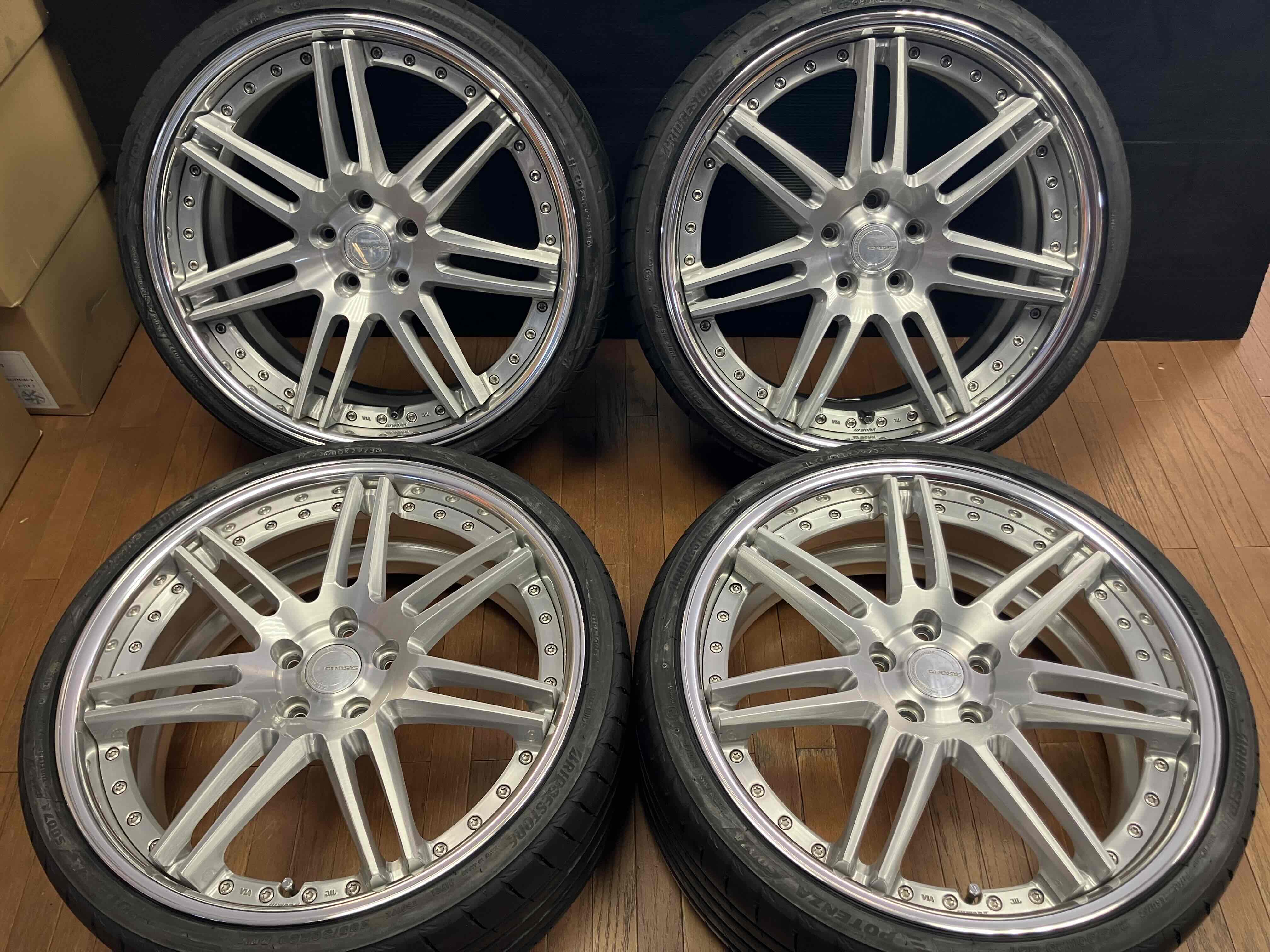 ◇WORK グノーシスGR202 20インチ◇8.5J+54 5H114.3◇ポテンザ S007