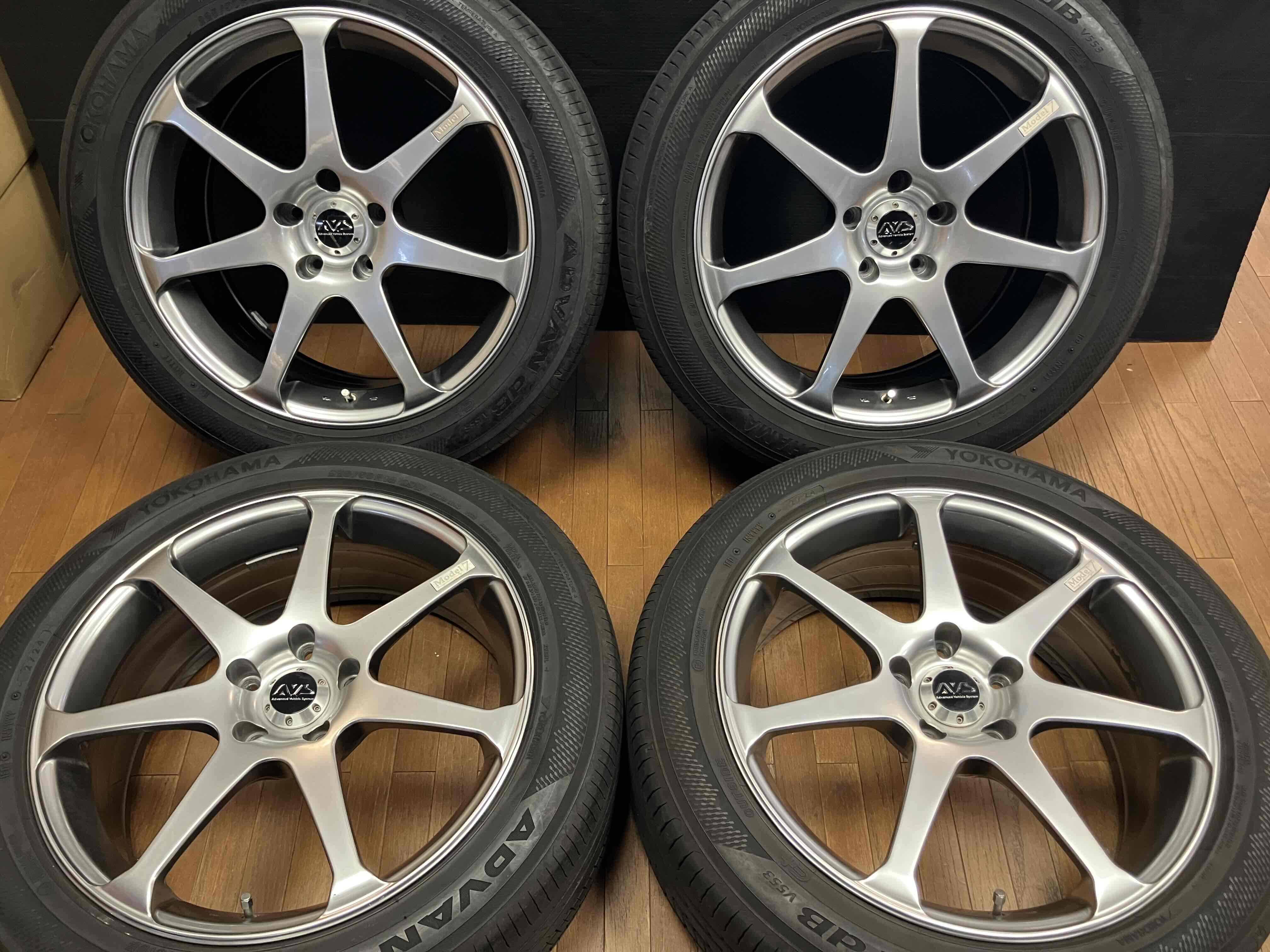 ◇希少 美品◇ヨコハマ モデル7 18インチ◇7.5J+50 5H114.3◇アドバン