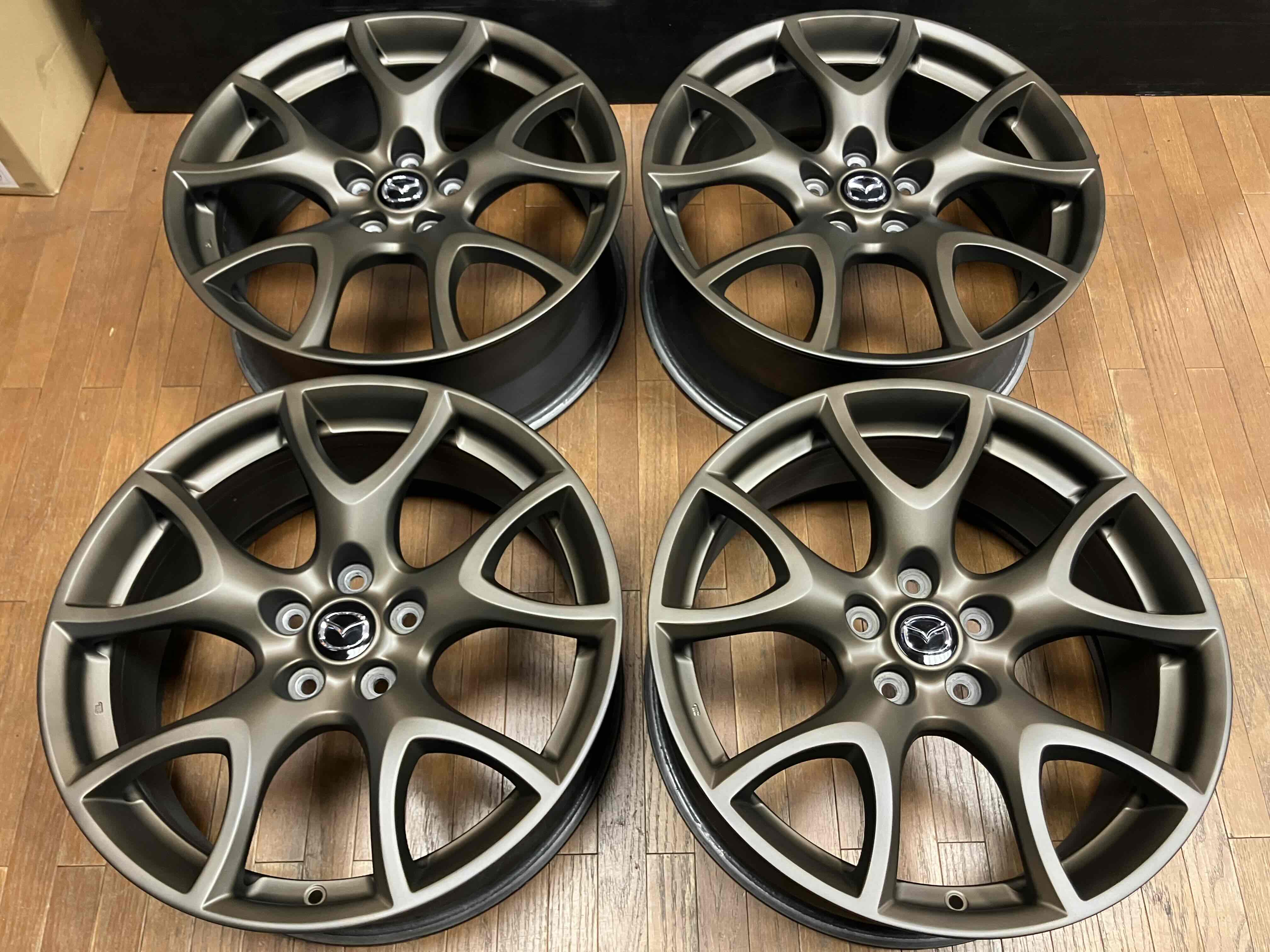 M**様 RG503 RX-8 19インチ 鍛造ホイール 塗装品 ホイールのみ4本Set】BBS製 鍛造 MAZDA RX8 タイプRS 純正 19インチ