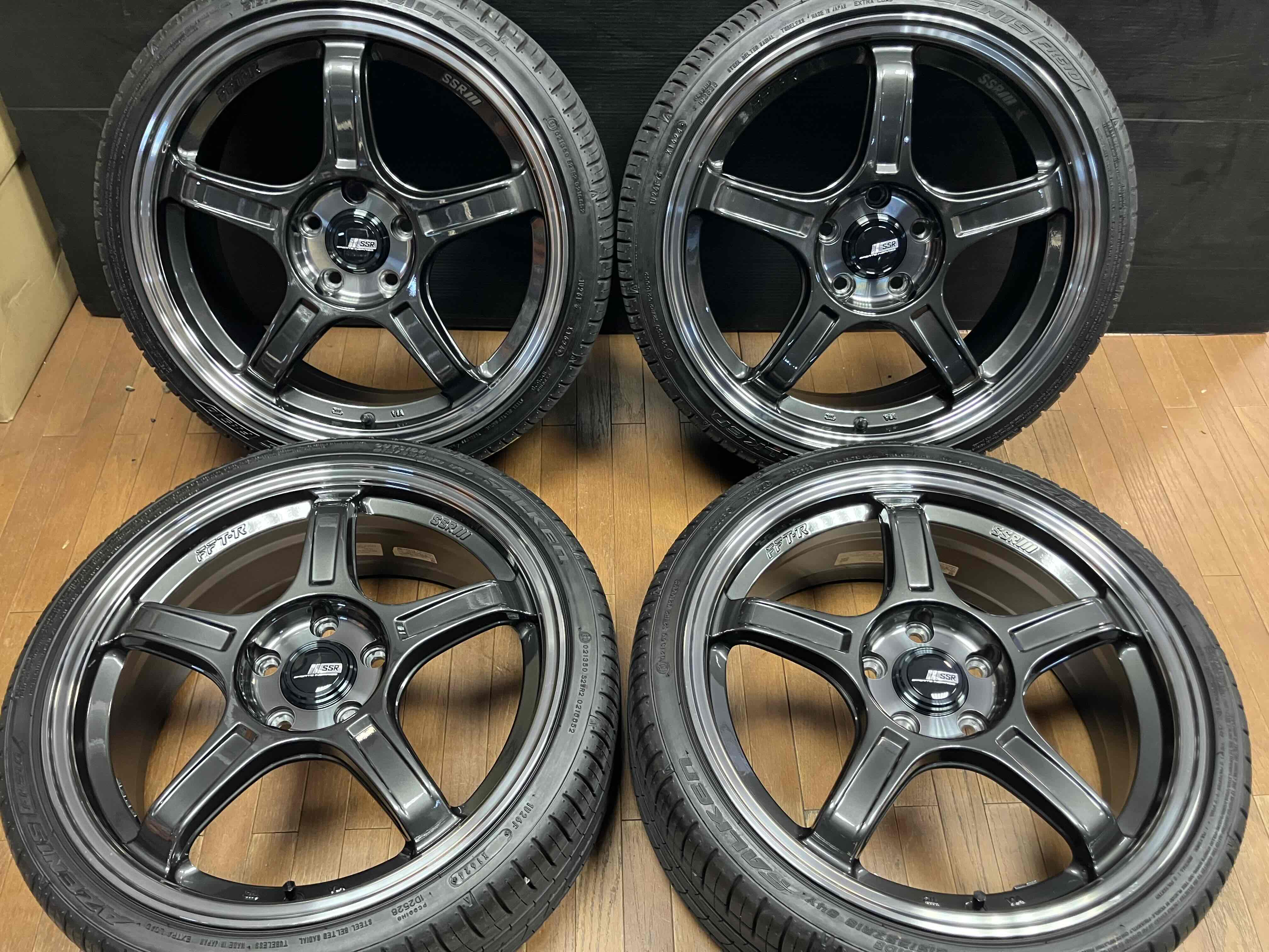 ◇美品 中古4本Set!◇SSR GTX03 18インチ◇7.5J+48 5H-114.3