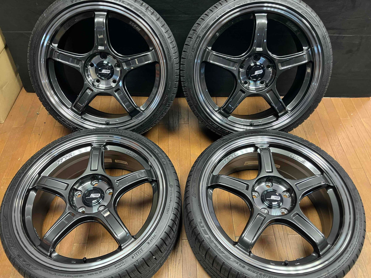 ◇美品 中古4本Set!◇SSR GTX03 18インチ◇7.5J+48 5H-114.3 