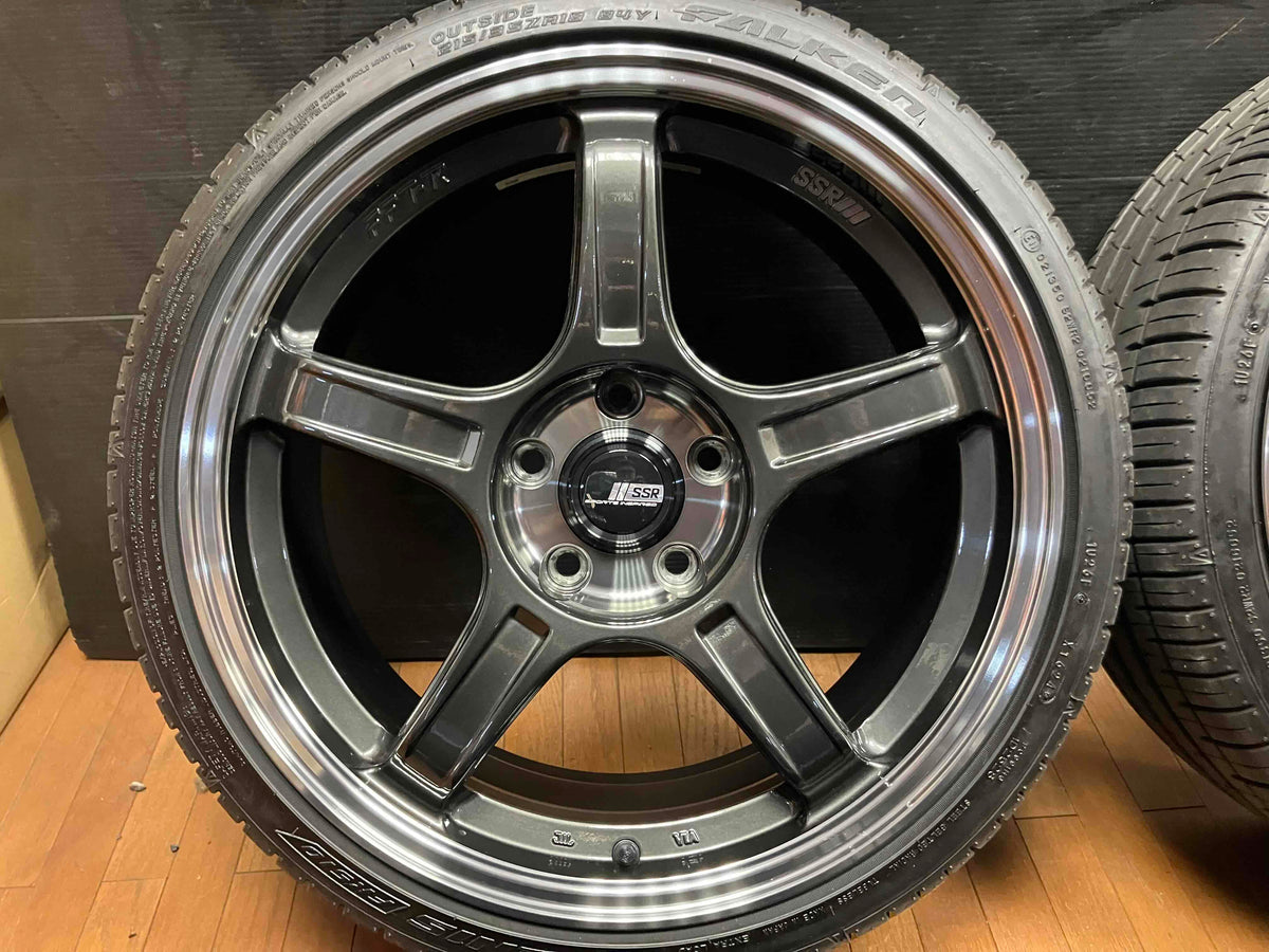◇美品 中古4本Set!◇SSR GTX03 18インチ◇7.5J+48 5H-114.3 