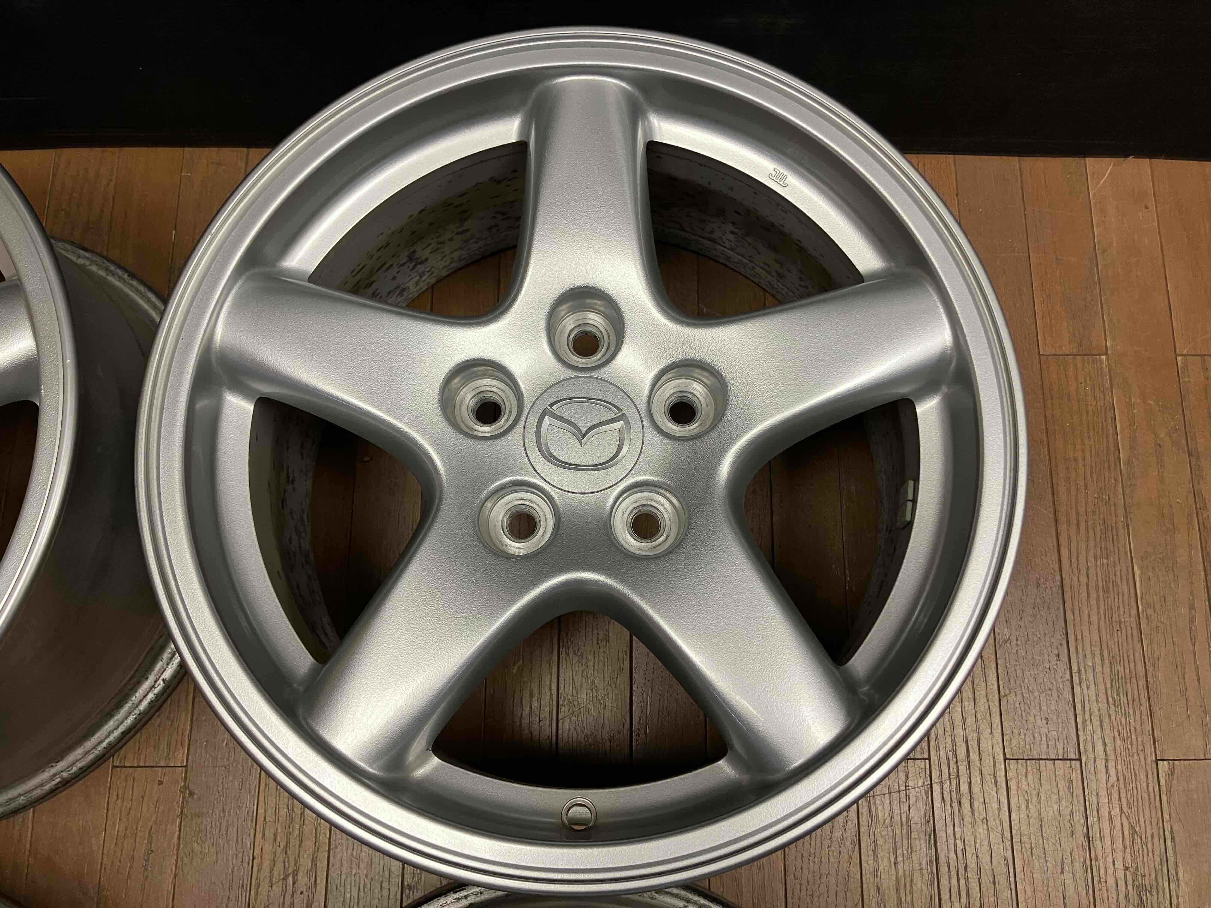ホイールのみ4本Set】MAZDA FD3S RX7純正 16インチ◇8J+50 5H114.3◇後