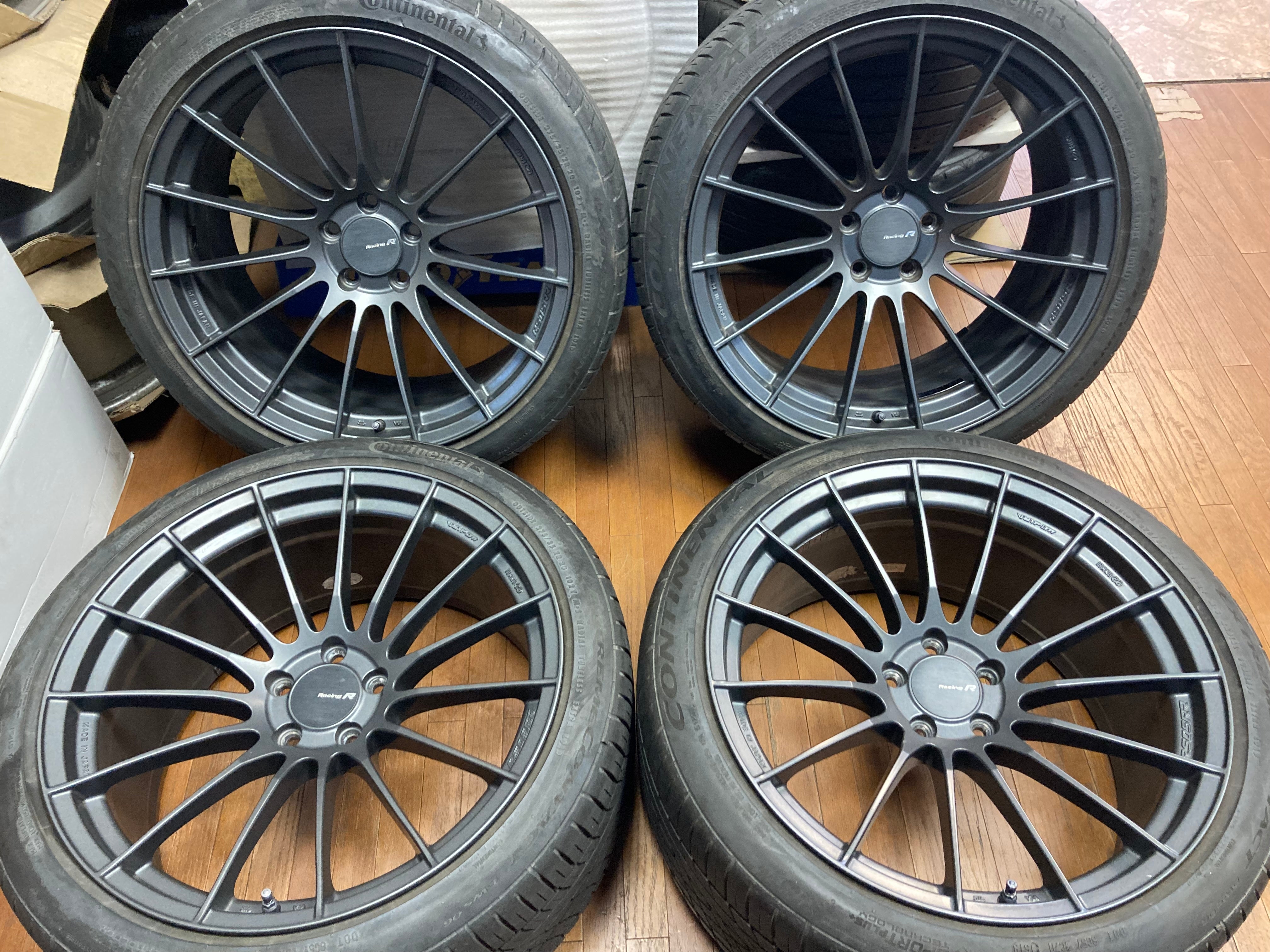 ◆ENKEI エンケイ RS05RR 20インチ◆10J+35 5H114.3◆コンチ DWS06 275/35R20 2018年製造◆51