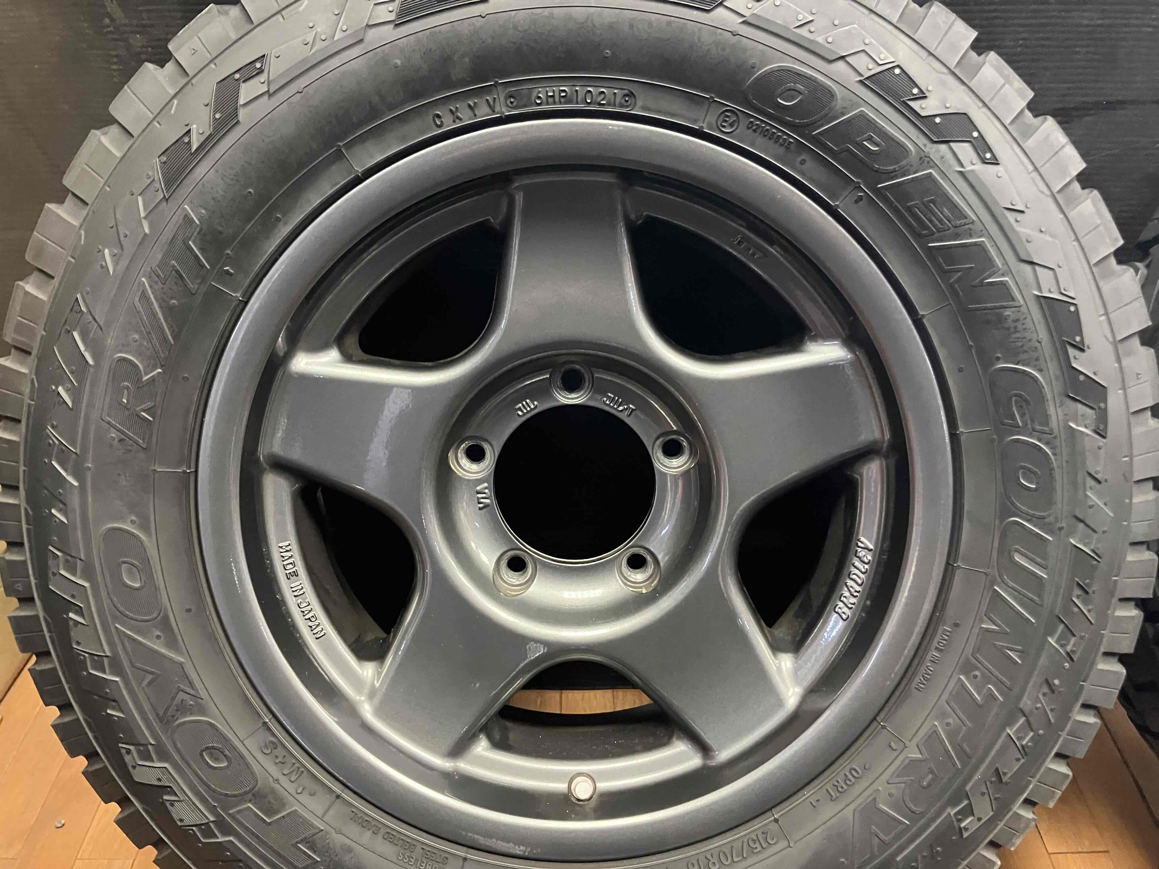 ◇4×4 ブラッドレーV 16インチ◇6J -6 5H139.7◇TOYO オープン