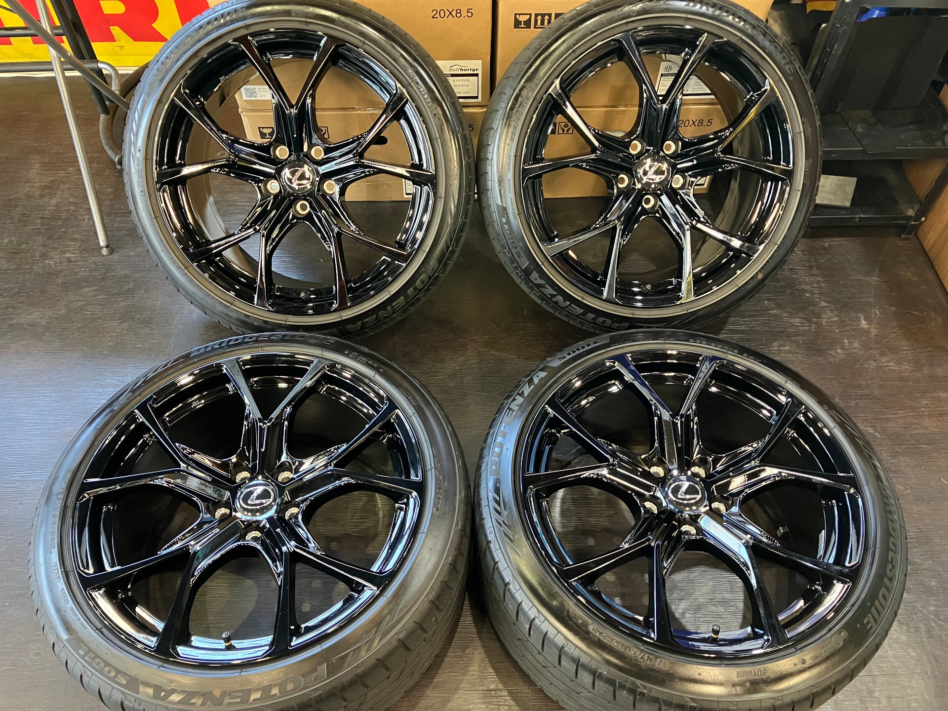 ◇超希少！500台限定 レクサスIS500 Climax Edition純正 BBS製 19 