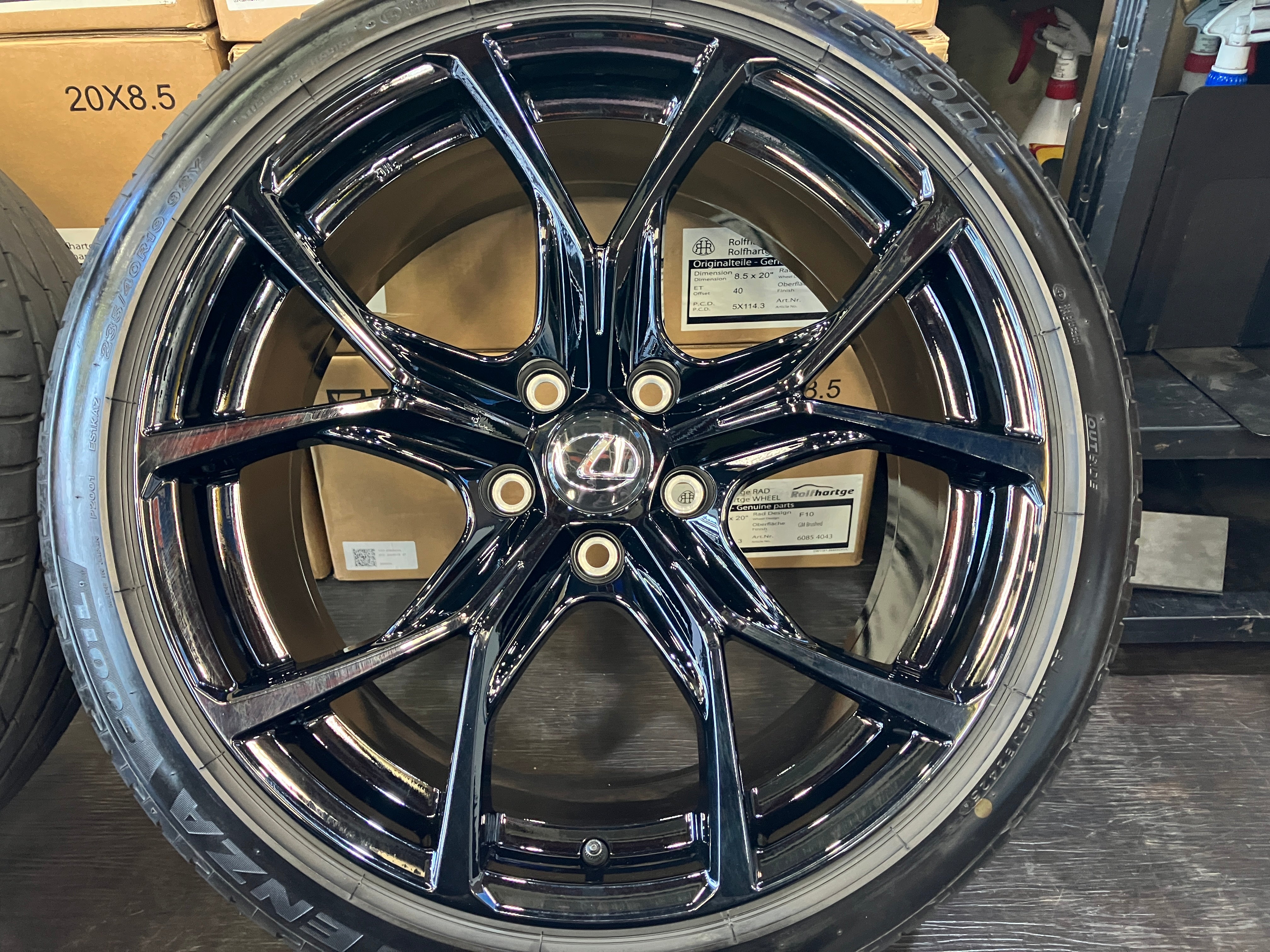 ◇超希少！500台限定 レクサスIS500 Climax Edition純正 BBS製 19