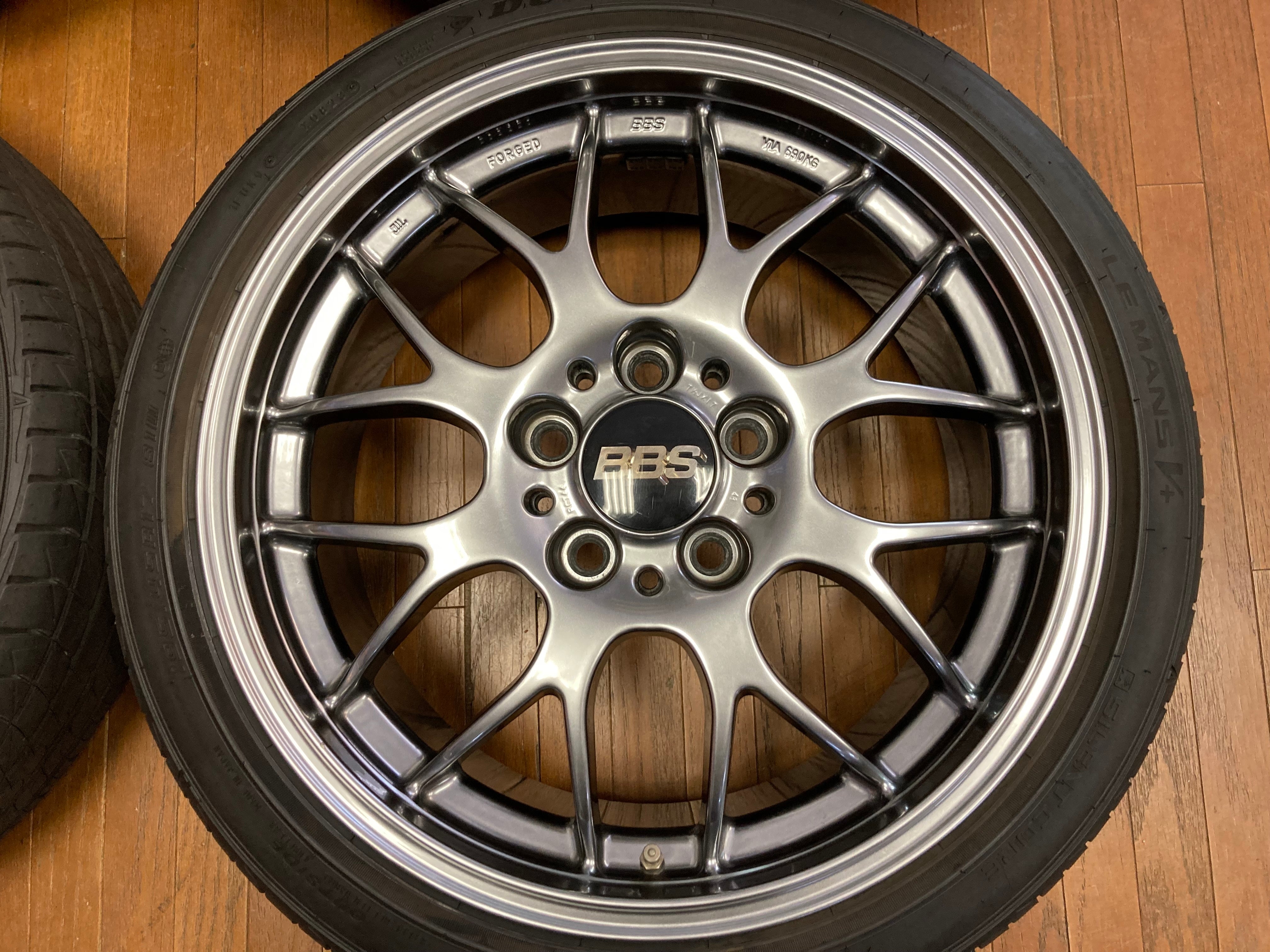 ◇鍛造◇BBS RGR 17インチ◇RG744◇7.5J+48 5H114.3◇ルマン5 195/45R17 2023年製造◇スイフトスポー –  ハマガレネットストア