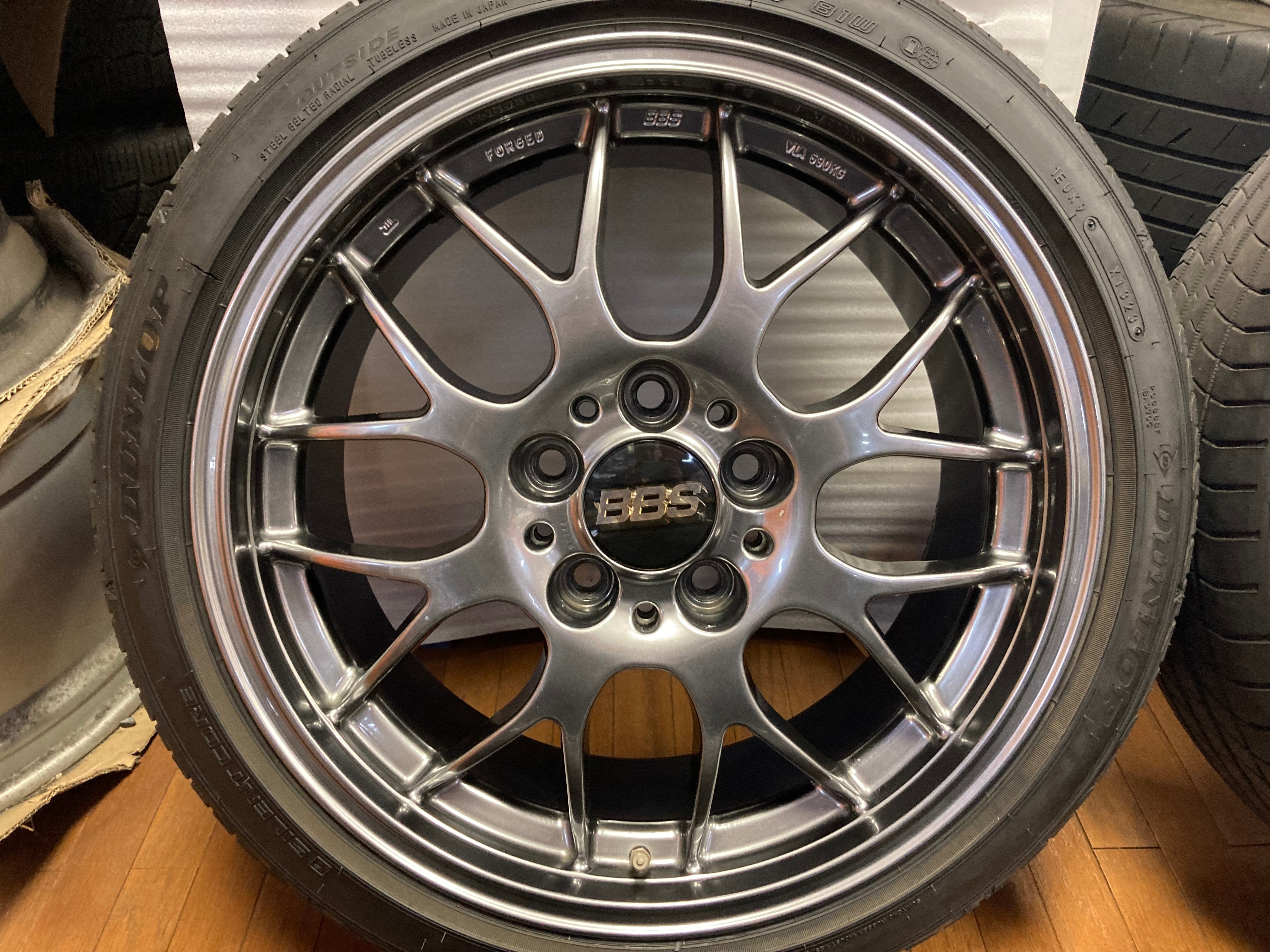 ◆鍛造◆BBS RGR 17インチ◆RG744◆7.5J+48 5H114.3◆ルマン5 195/45R17 2023年製造◆スイフトスポー