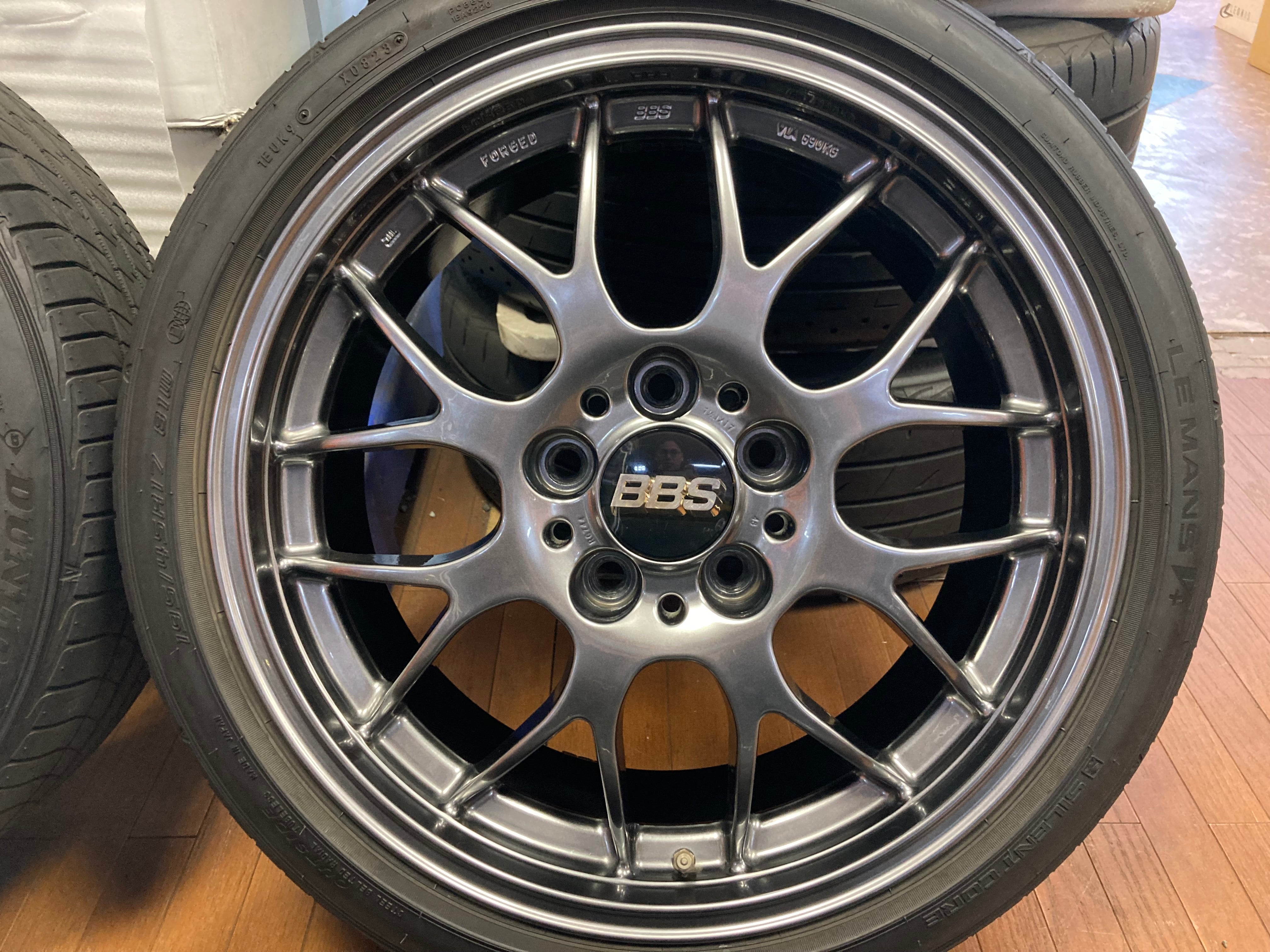 ◆鍛造◆BBS RGR 17インチ◆RG744◆7.5J+48 5H114.3◆ルマン5 195/45R17 2023年製造◆スイフトスポー