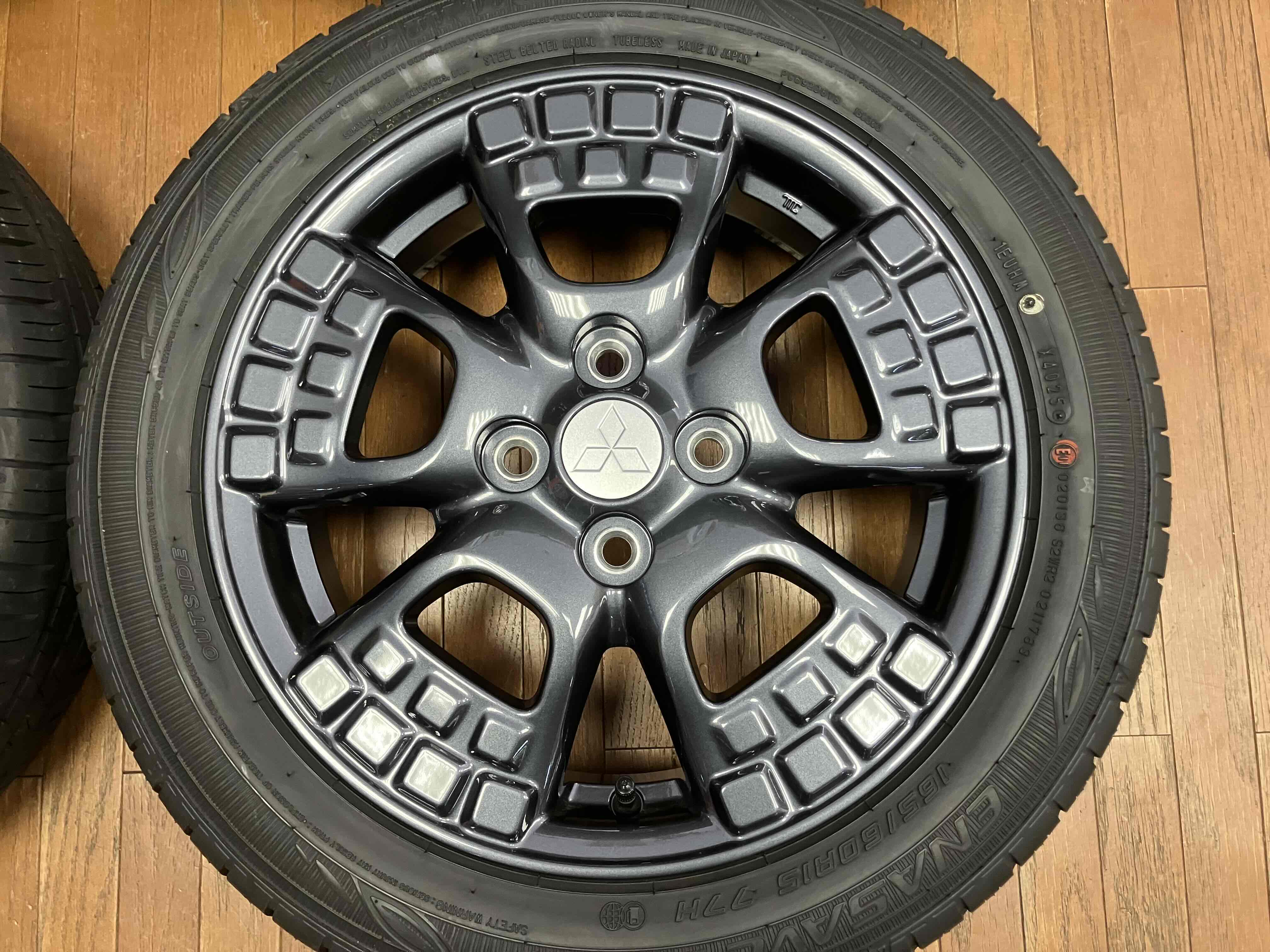 ◇ほぼ新車外し◇ミツビシ デリカミニ純正 15インチ◇4.5J+46 4H100